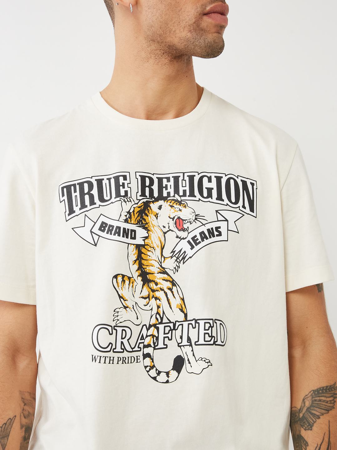 True religion tiger sales shirt