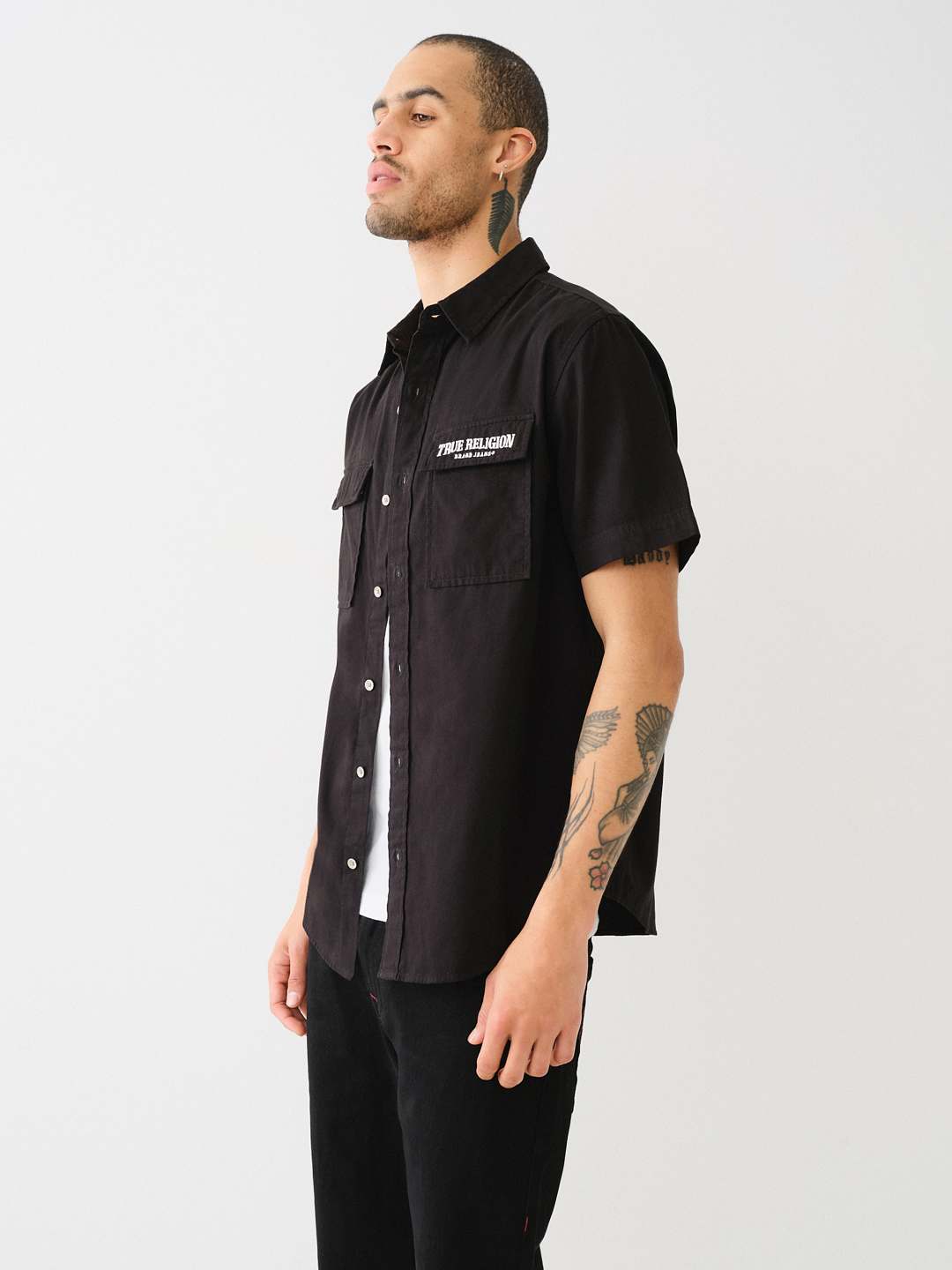 true religion button up