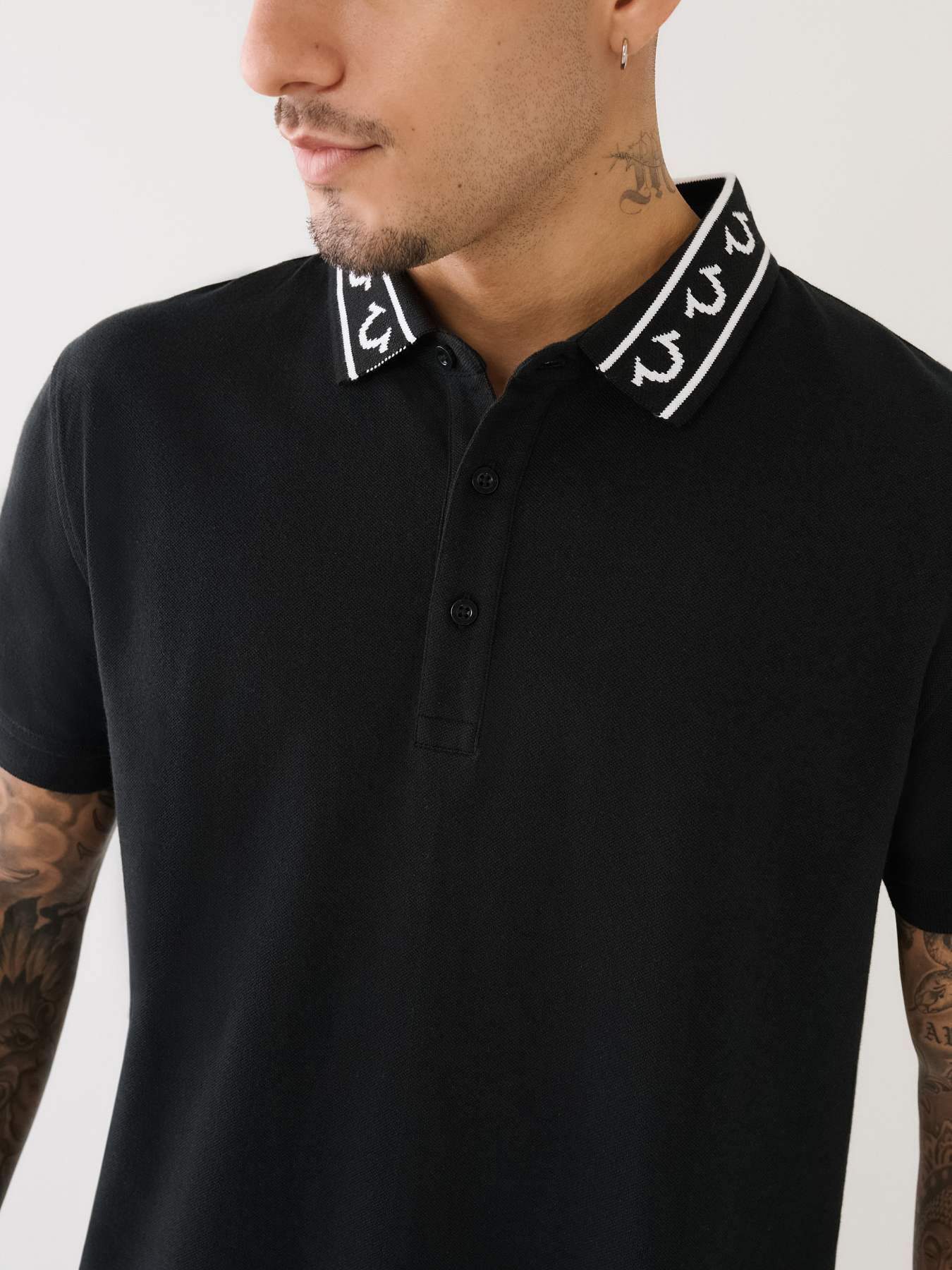 EMBROIDERED TRUE RELIGION POLO SHIRT True Religion