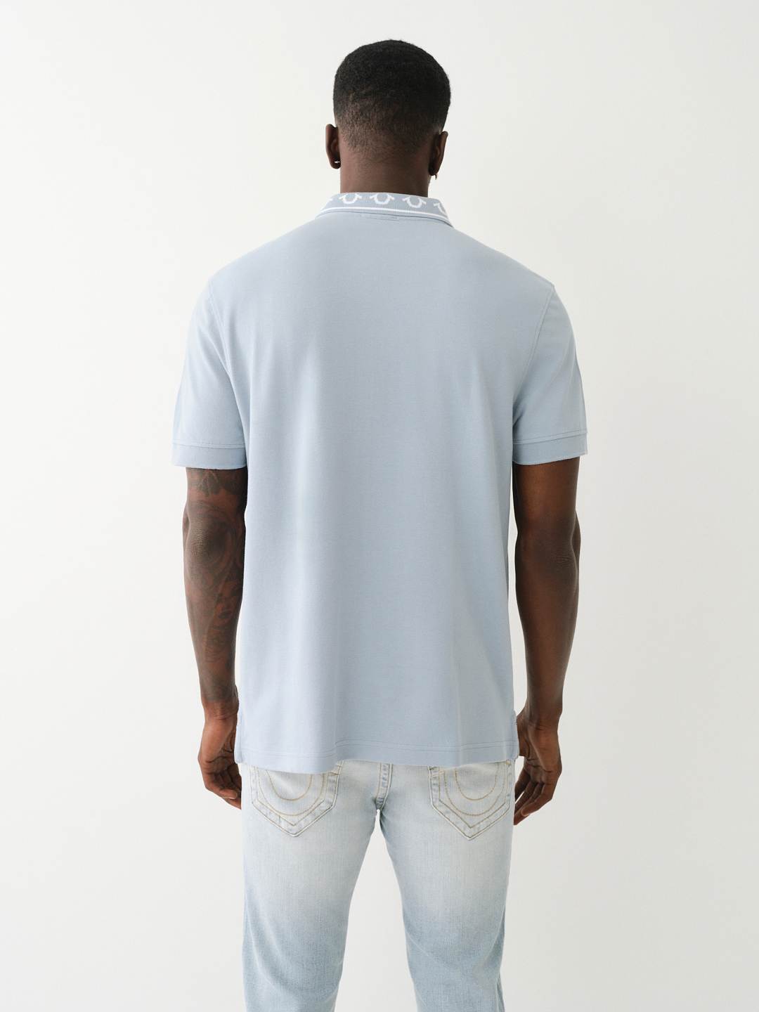 EMBROIDERED TRUE RELIGION POLO SHIRT, image 5
