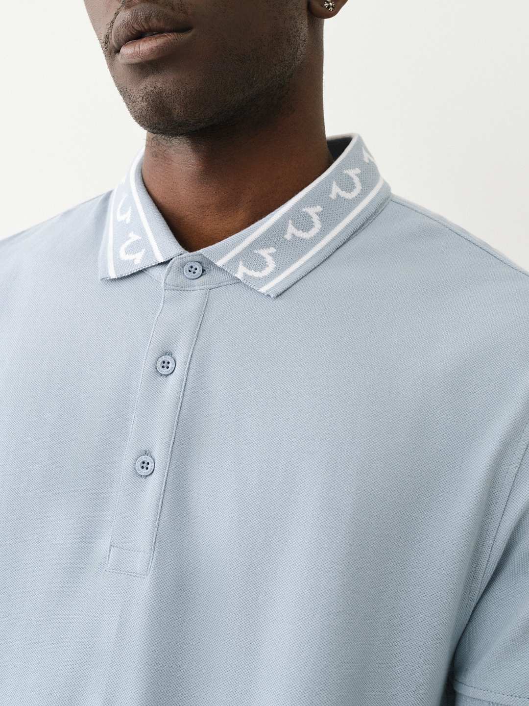 EMBROIDERED TRUE RELIGION POLO SHIRT, image 1
