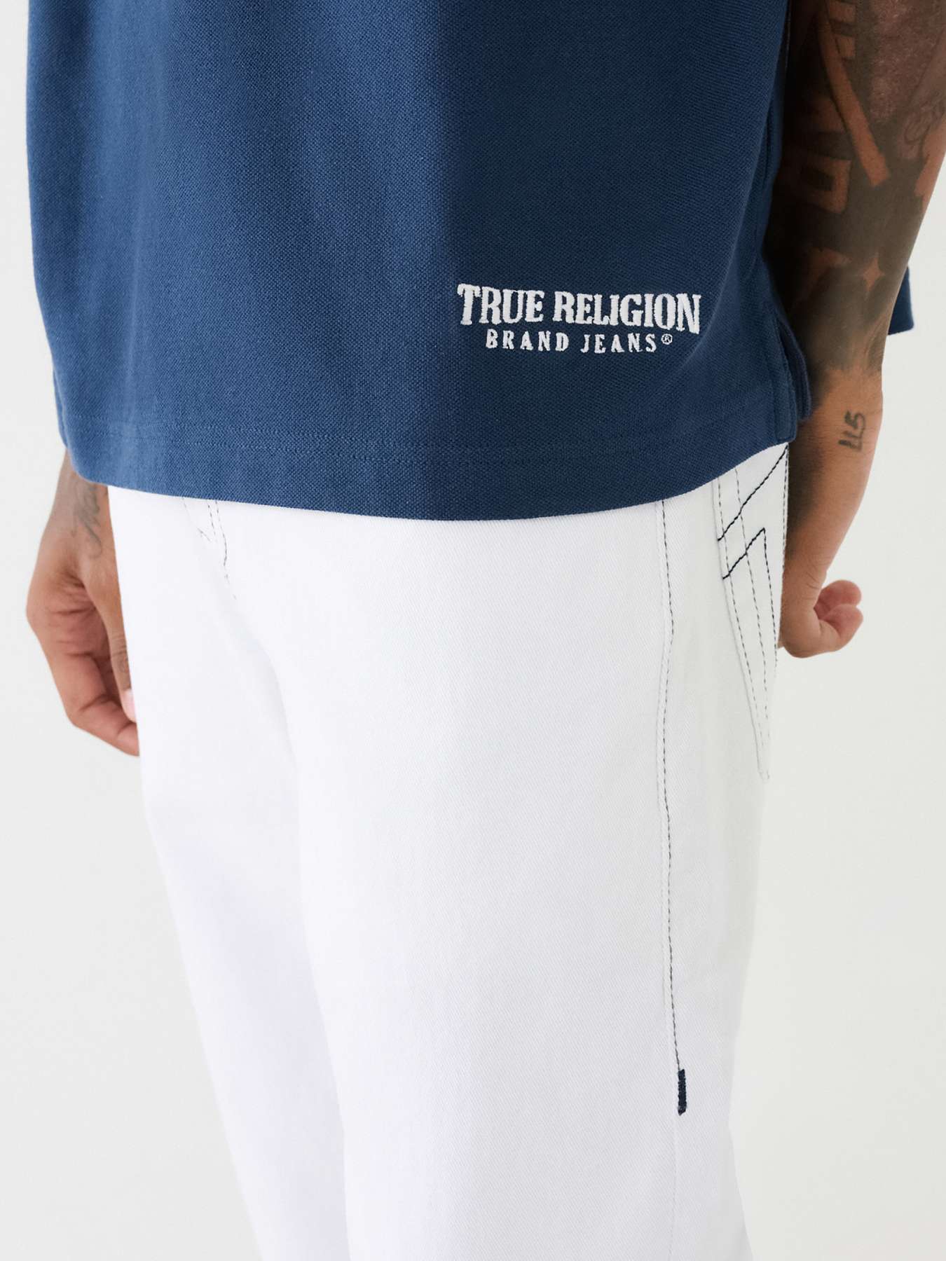 EMBROIDERED TRUE RELIGION POLO SHIRT, image 2