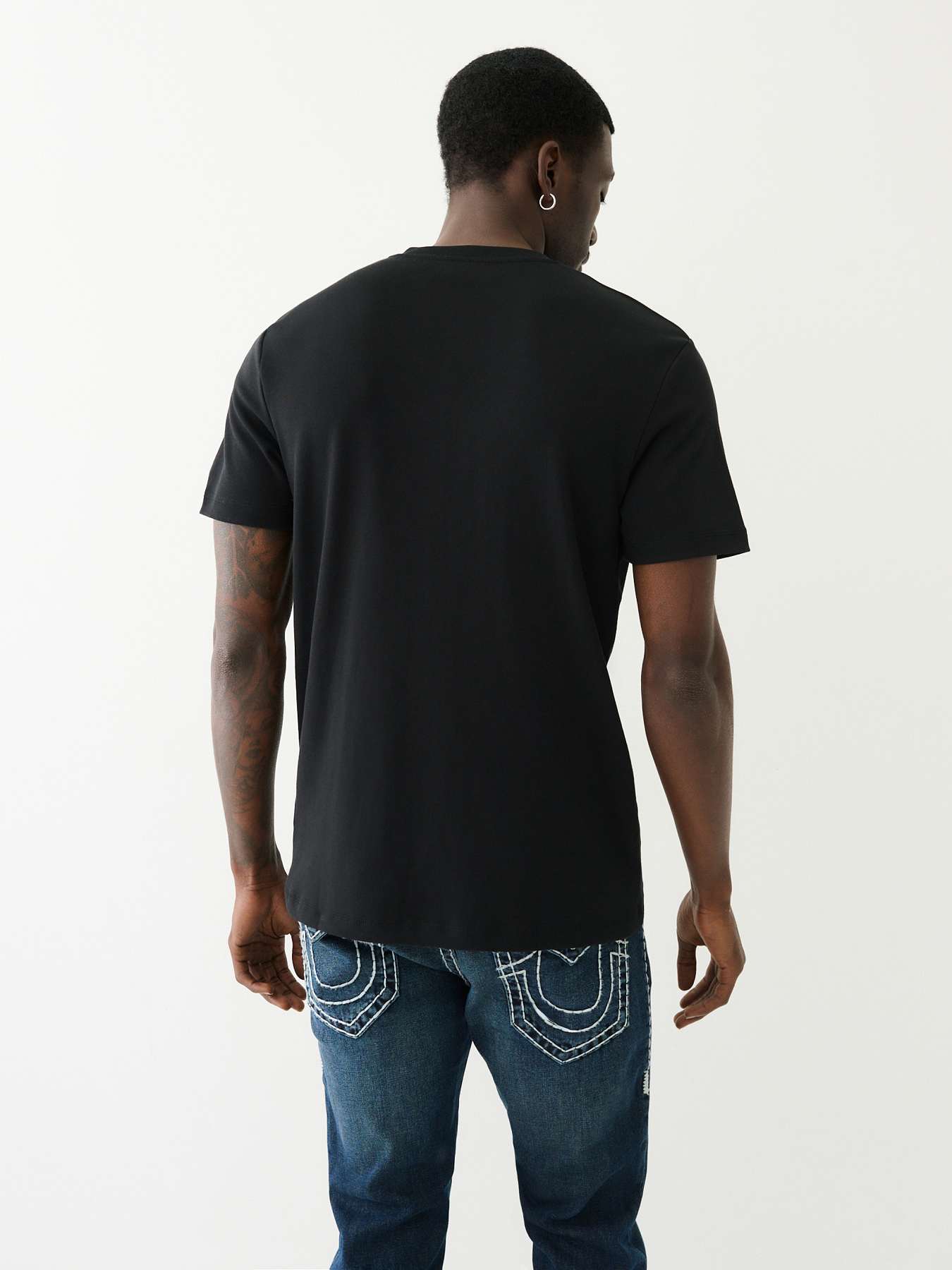 Horseshoe Logo Henley Tee, image 3