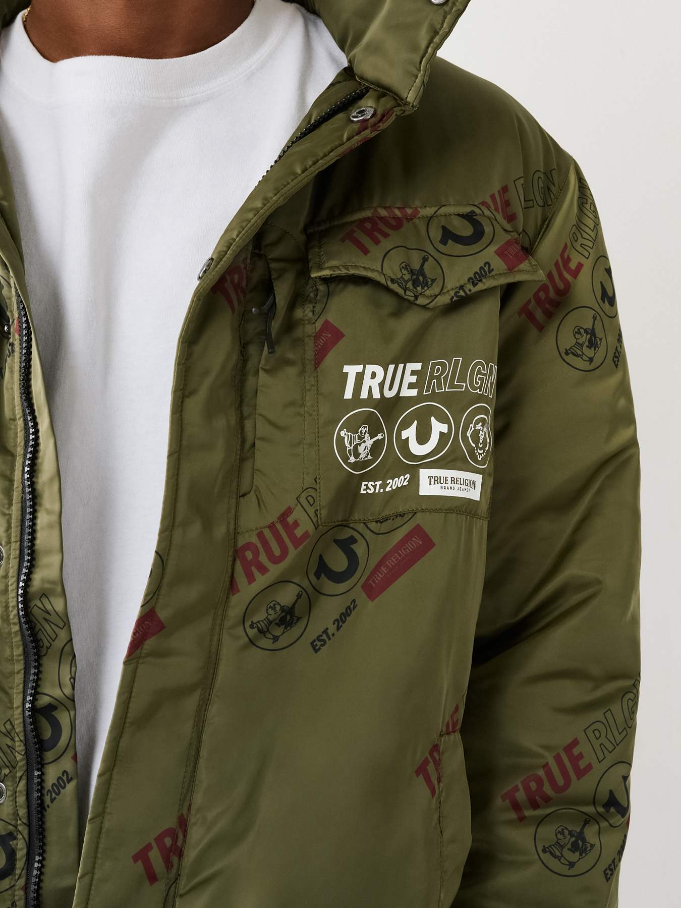 Puffer jacket true store religion