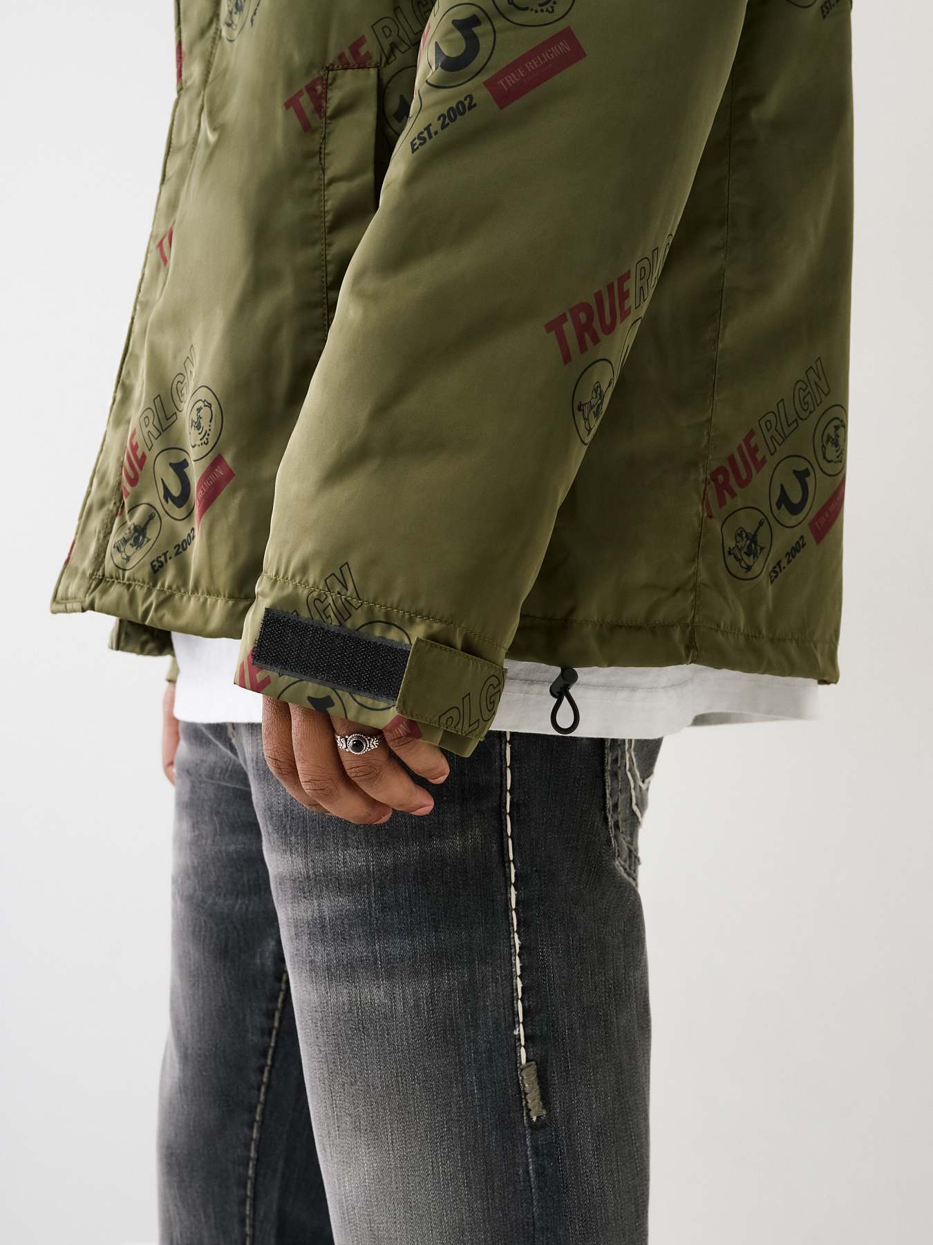 True religion graffiti outlet trucker jacket