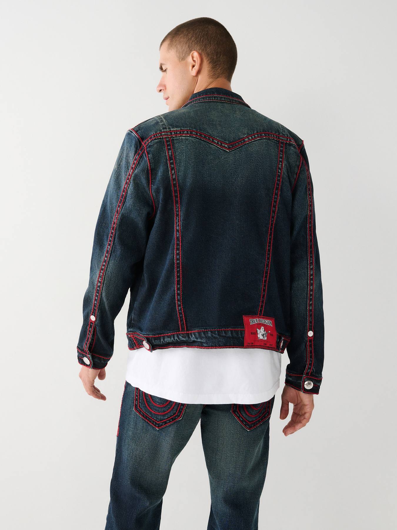 JIMMY ROPE STITCH DENIM JACKET