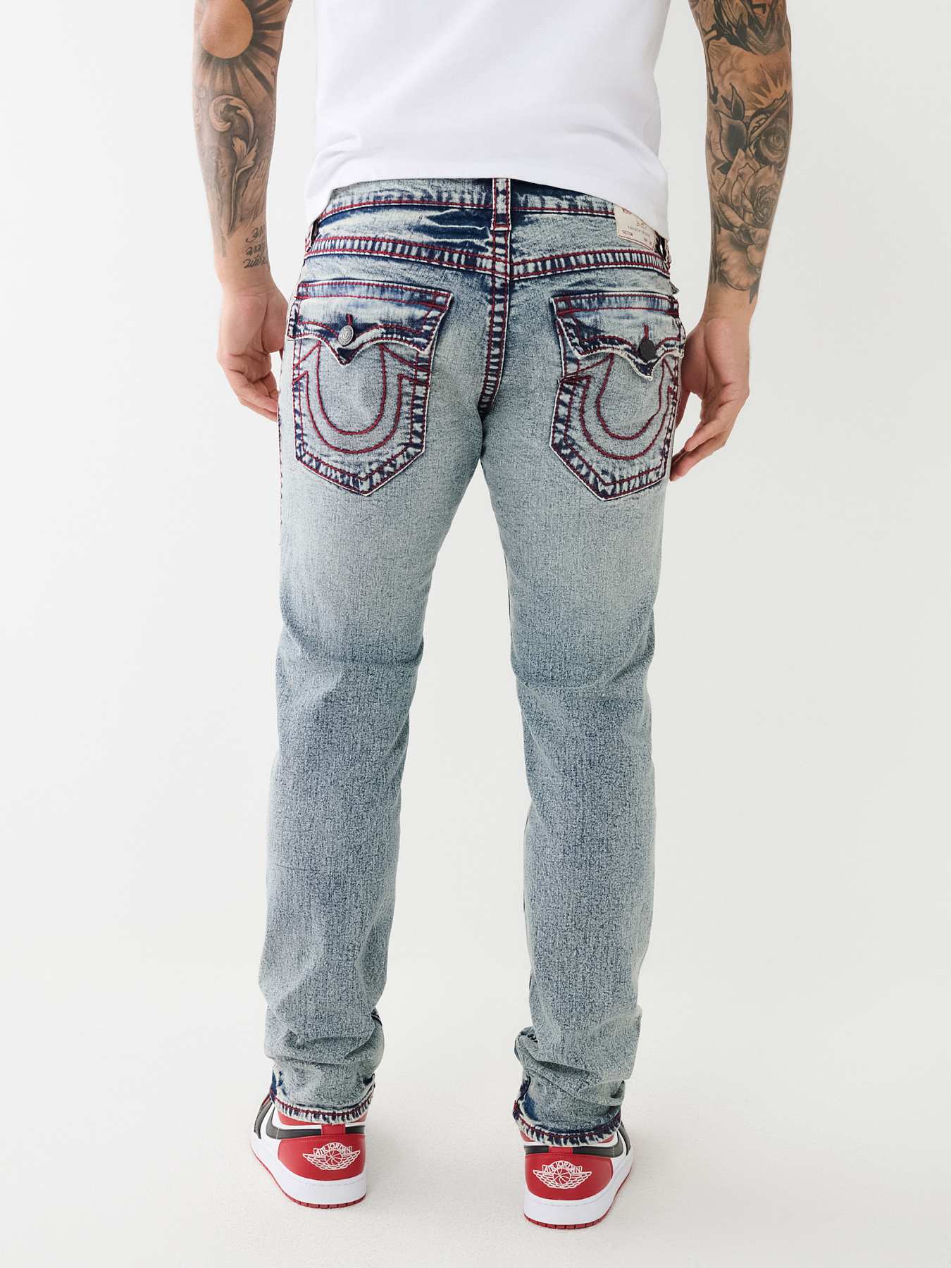 True Religion Rocco Big T Jeans Blue