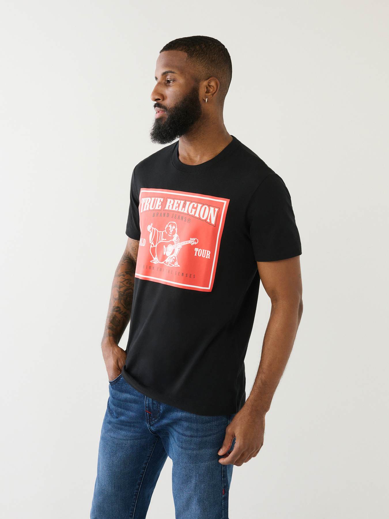 CAMISETA CON LOGOTIPO WORLD TOUR DE TRUE RELIGION, image 5