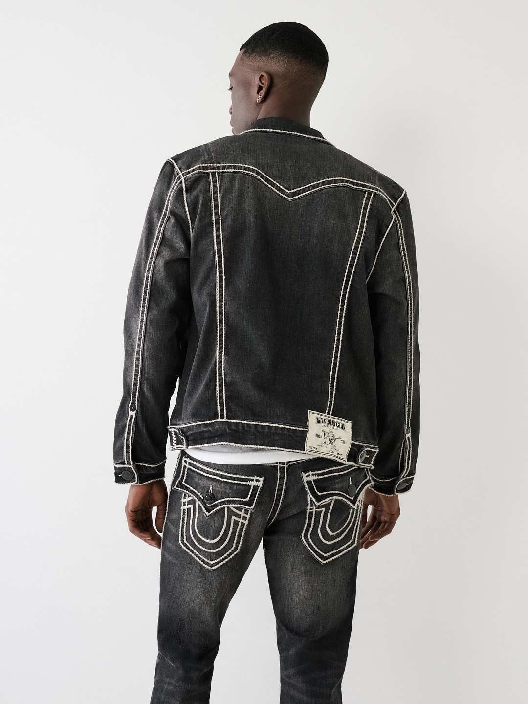 JIMMY ROPE STITCH DENIM JACKET