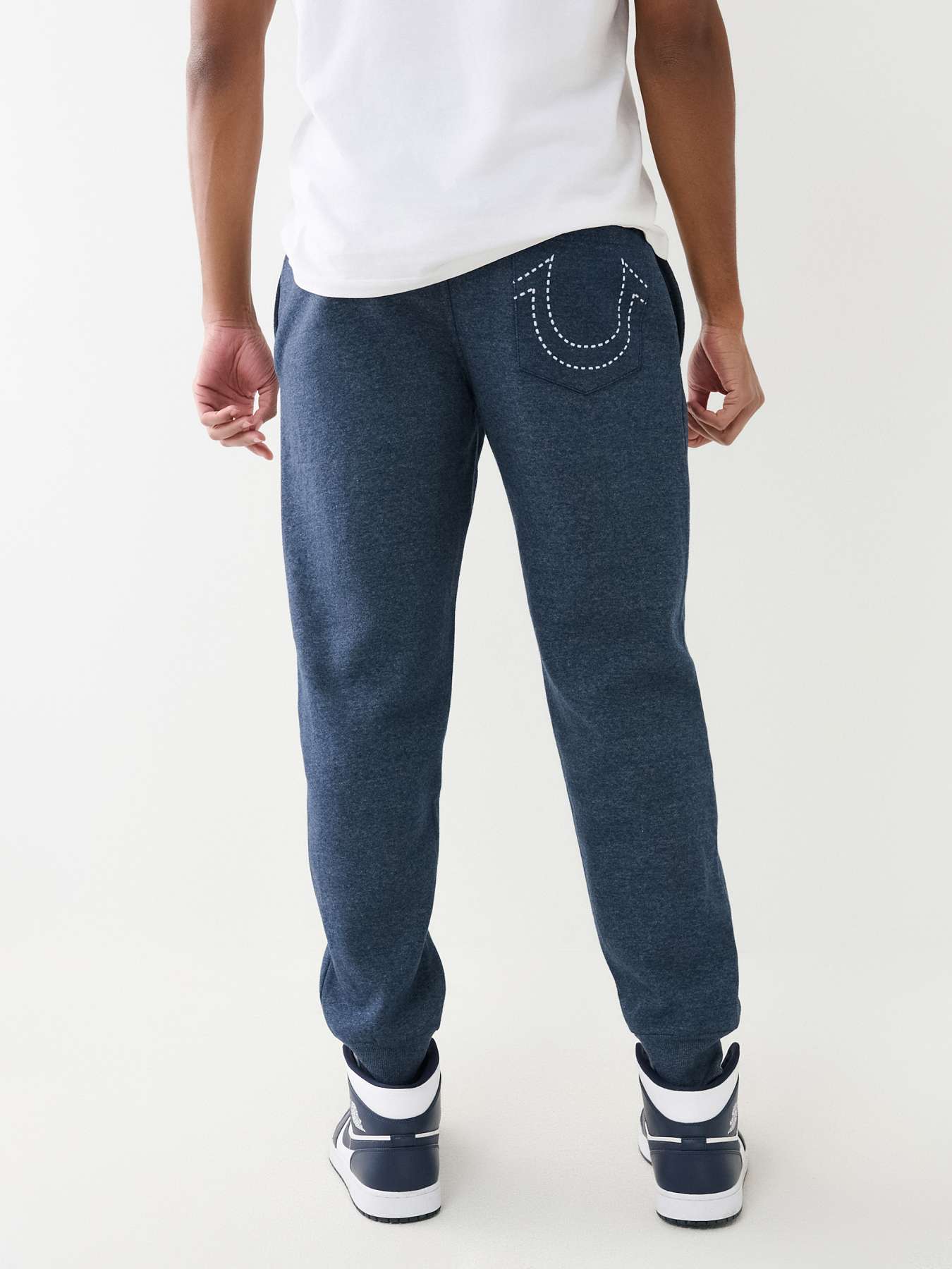 True religion hot sale denim joggers