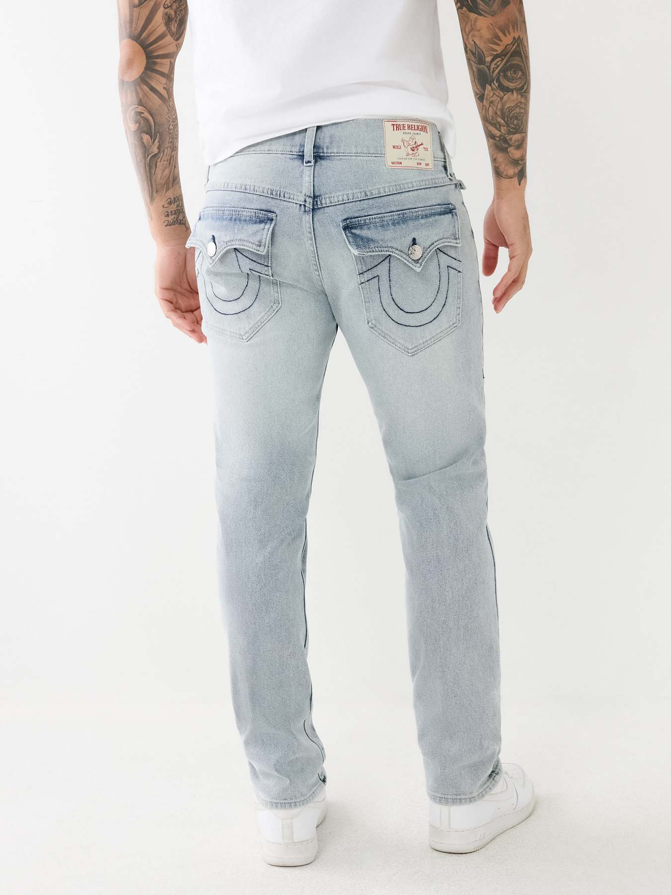 True Religion - Mens Geno Flap Pocket Skinny Jeans