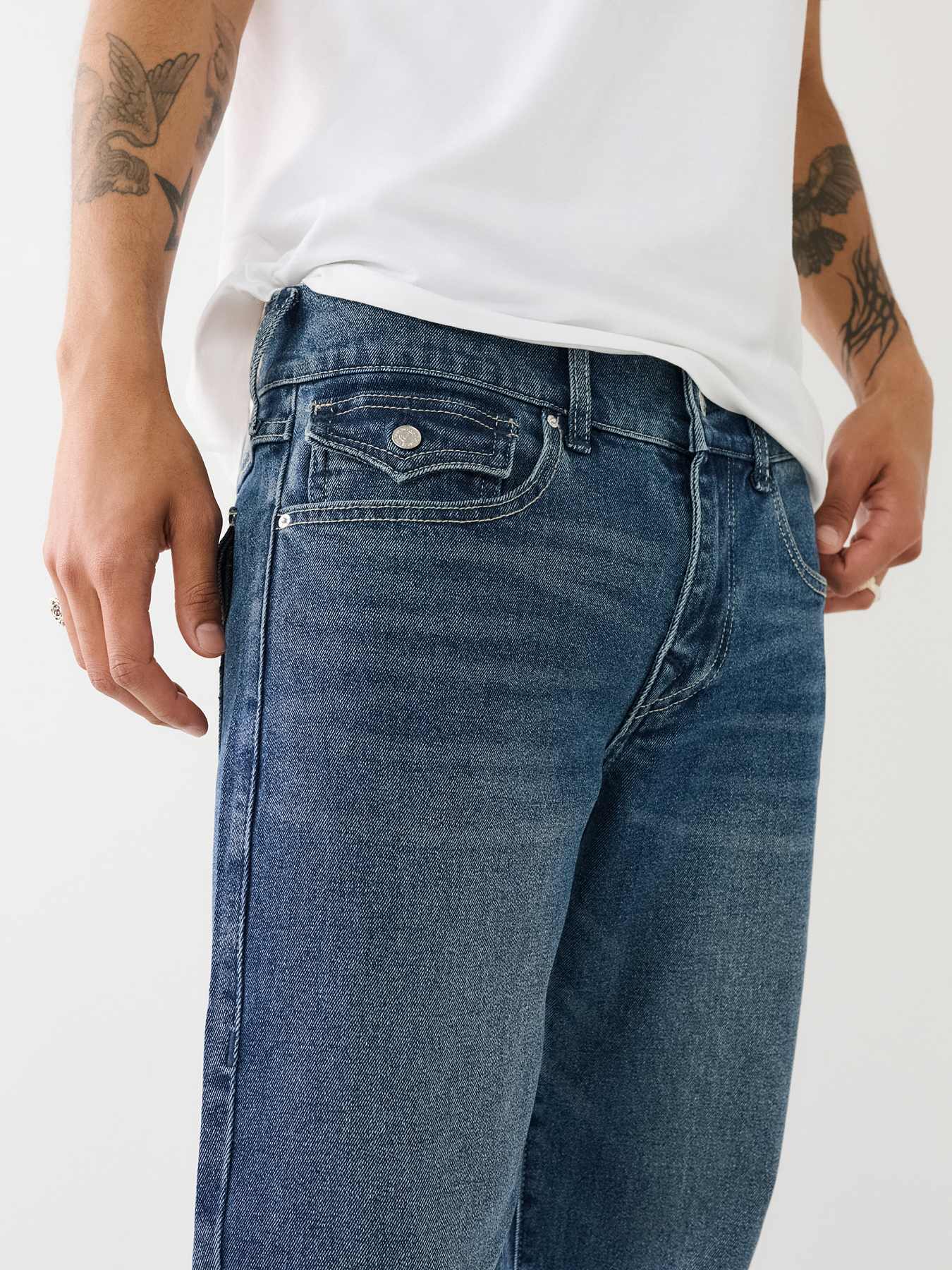 GENO SINGLE NEEDLE FLAP SLIM JEAN, image 2