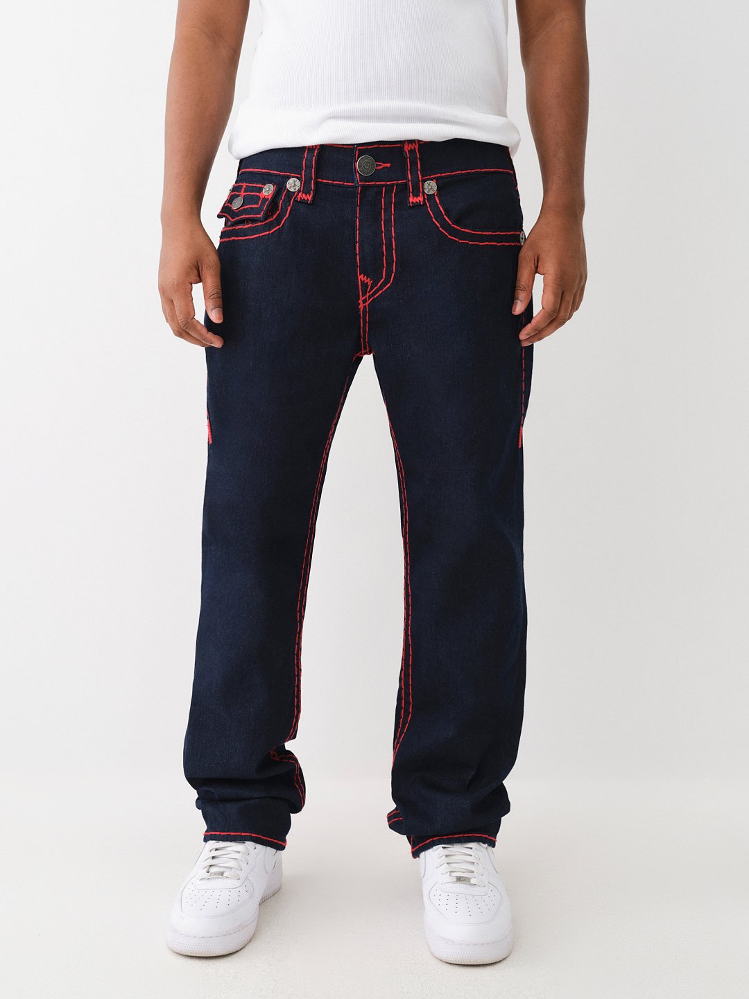 RICKY SUPER T STRAIGHT JEAN - Rigel Dark Wash | True Religion RICKY SUPER T STRAIGHT JEAN - Rigel Dark Wash | True Religion
