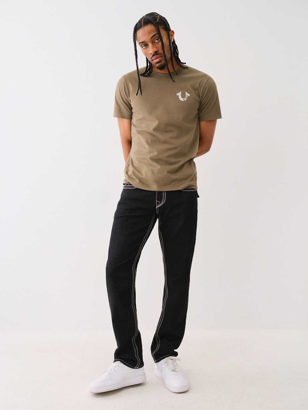 RICKY BIG QT STRAIGHT JEAN - 2SB BODY RINSE BLACK | True