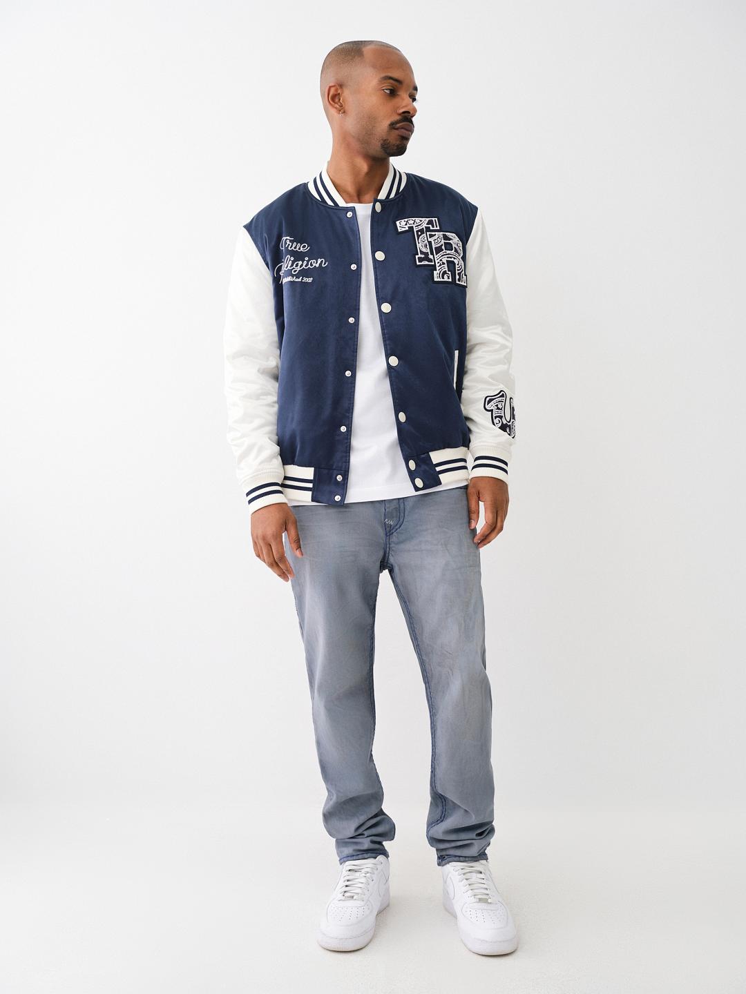 GOOD LIFE VARSITY BOMBER JACKET