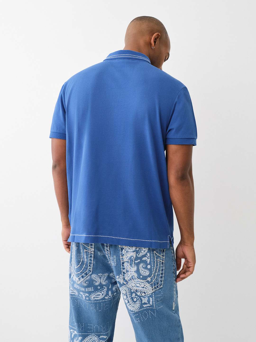 BIG T EMBROIDERED POLO SHIRT