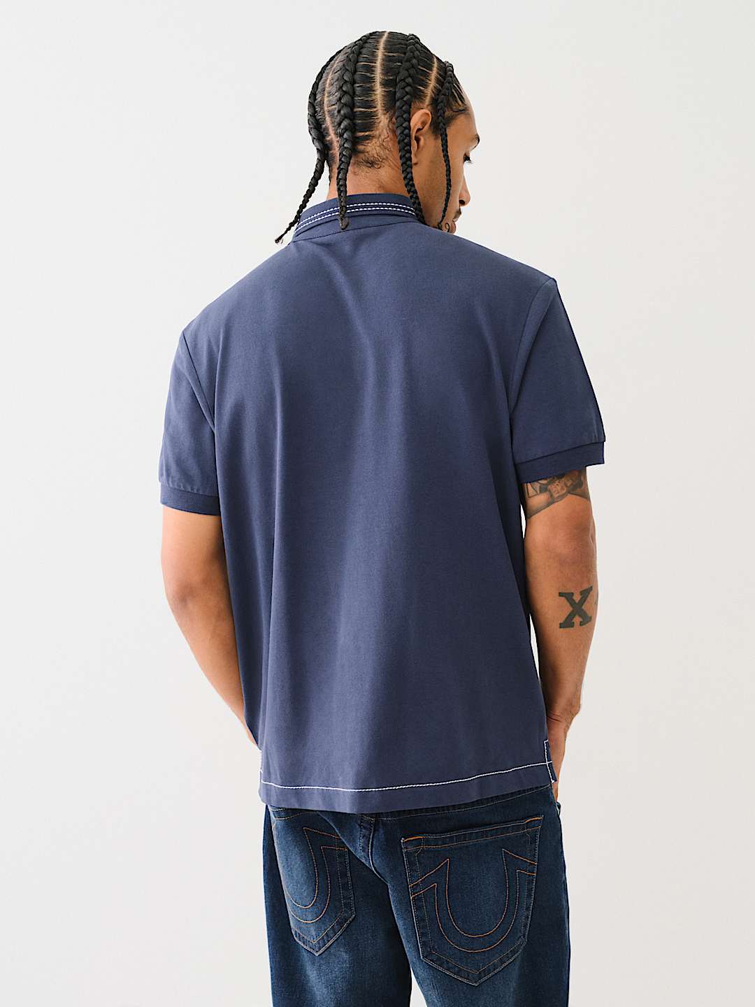 BIG T EMBROIDERED POLO SHIRT , image 3