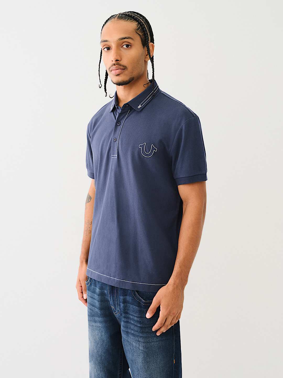 BIG T EMBROIDERED POLO SHIRT , image 4