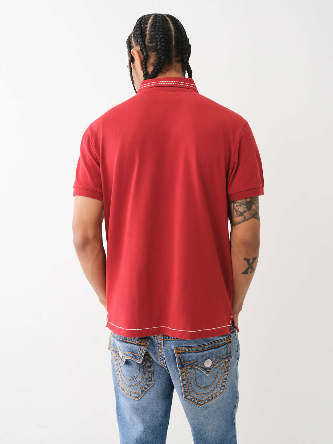 BIG T EMBROIDERED POLO SHIRT , image 3