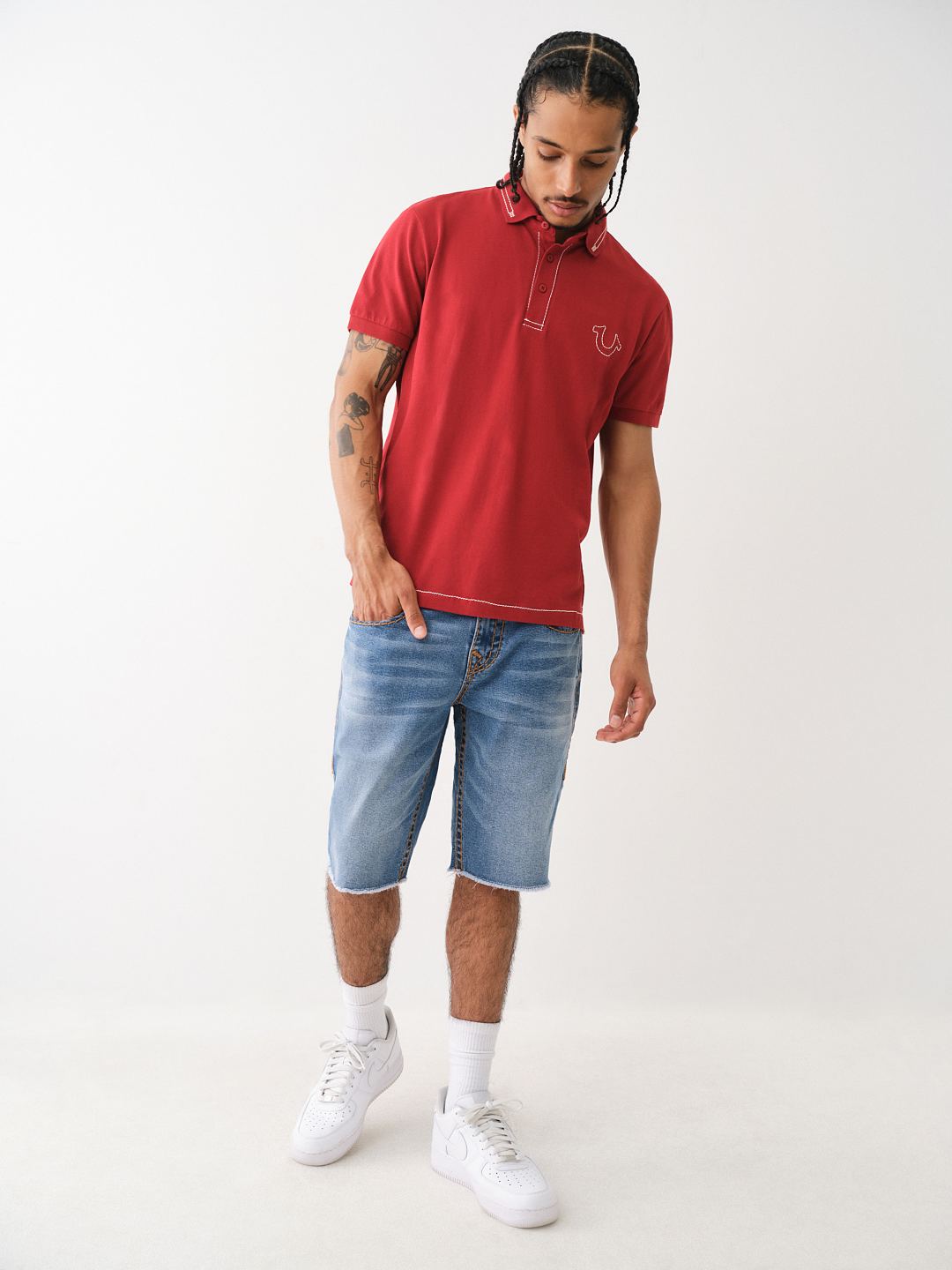 BIG T EMBROIDERED POLO SHIRT , image 5