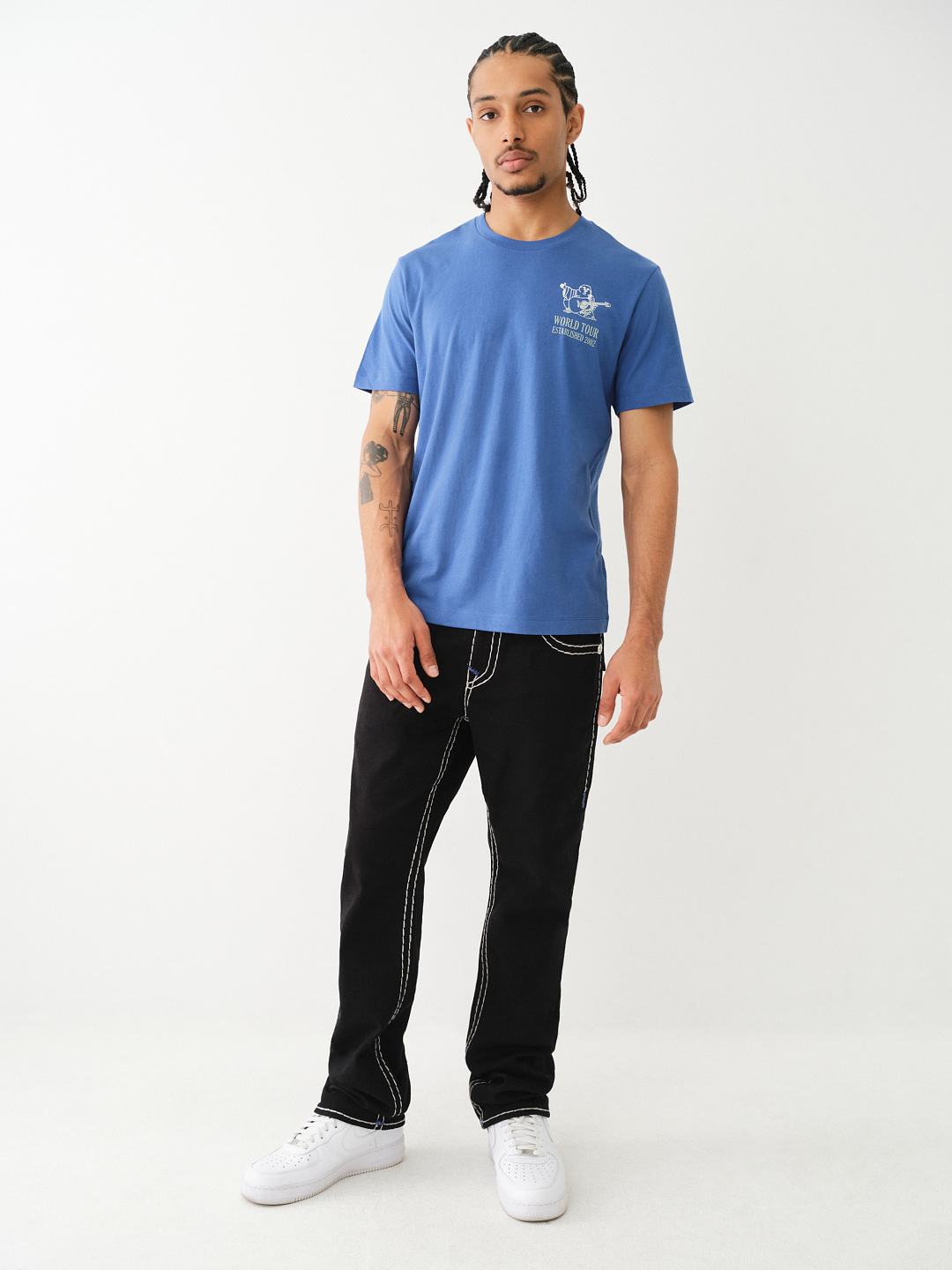 OMBRE LOGO CREW TEE, image 4