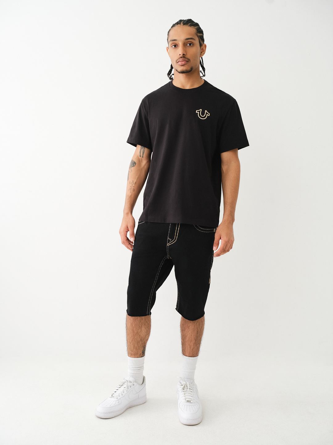 LOGO OVERSEAM PUFF T TEE