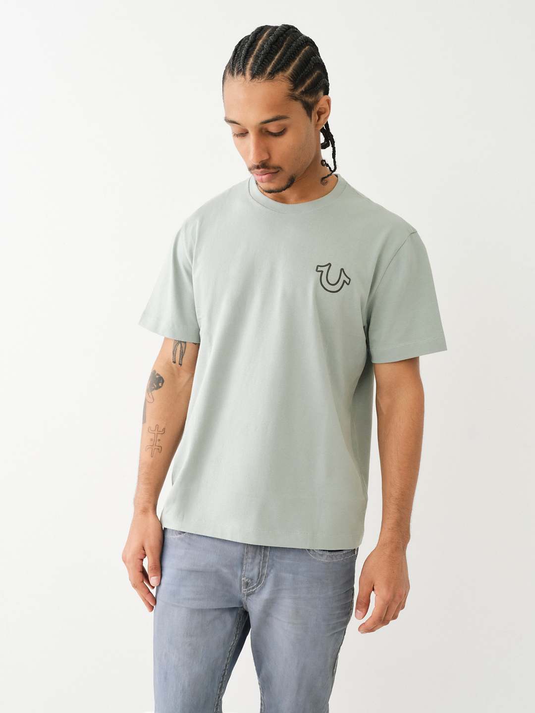 LOGO OVERSEAM PUFF T TEE, image 2