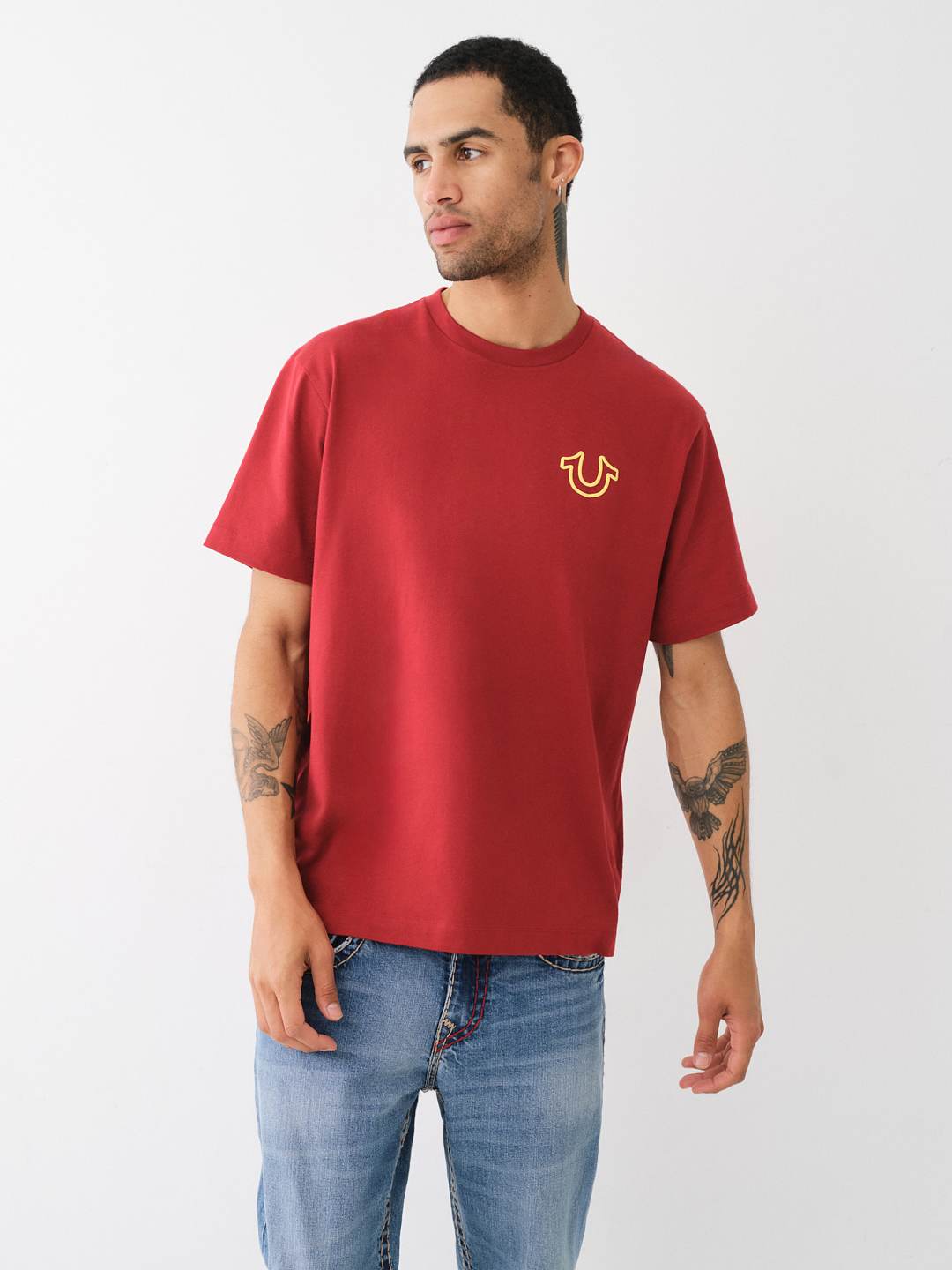 LOGO OVERSEAM PUFF T TEE