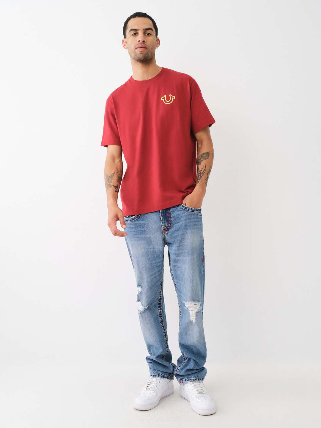 LOGO OVERSEAM PUFF T TEE