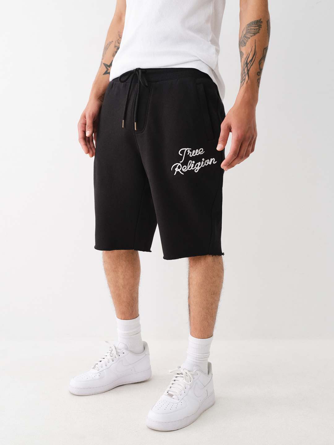 True religion sweat shorts top