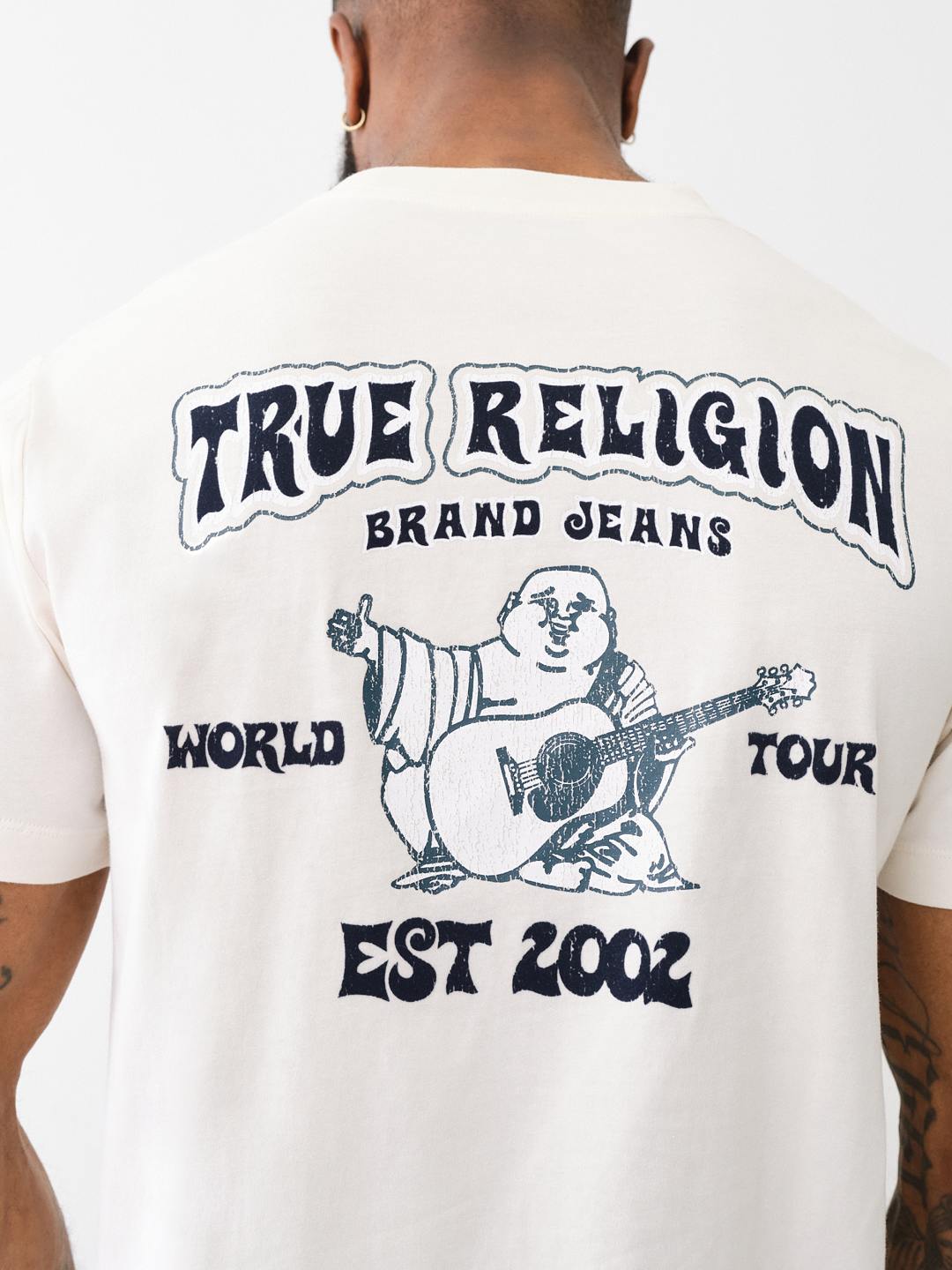 FLOCKED VINTAGE LOGO TEE