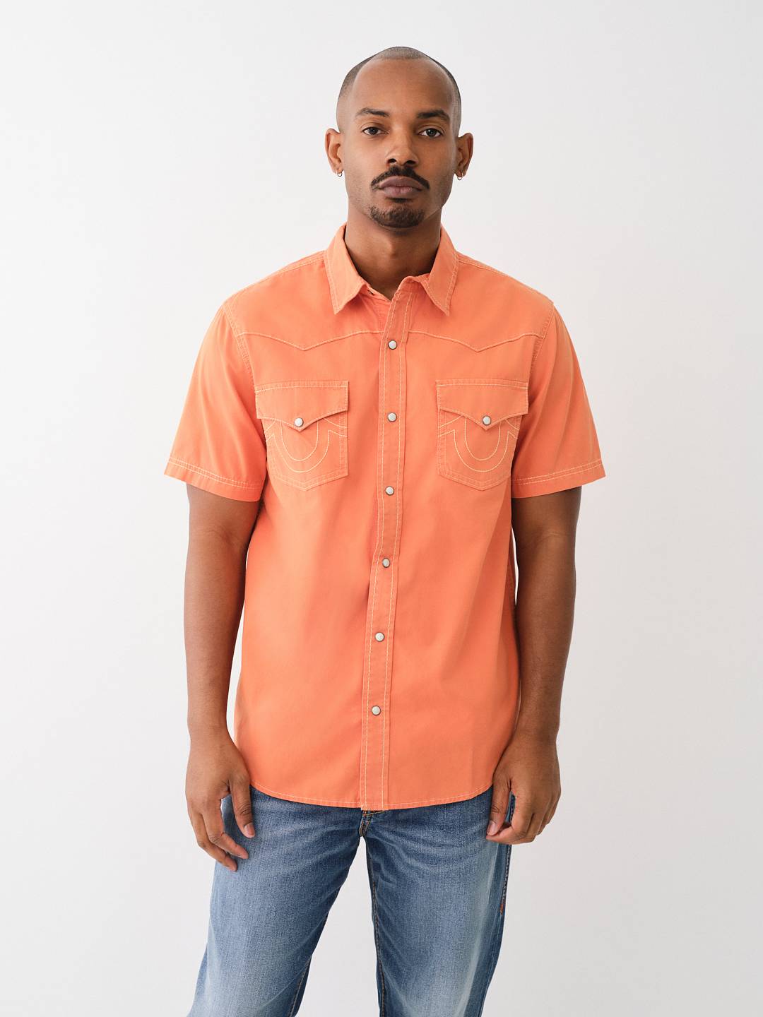 BIG T DYED WESTERN SHIRT
