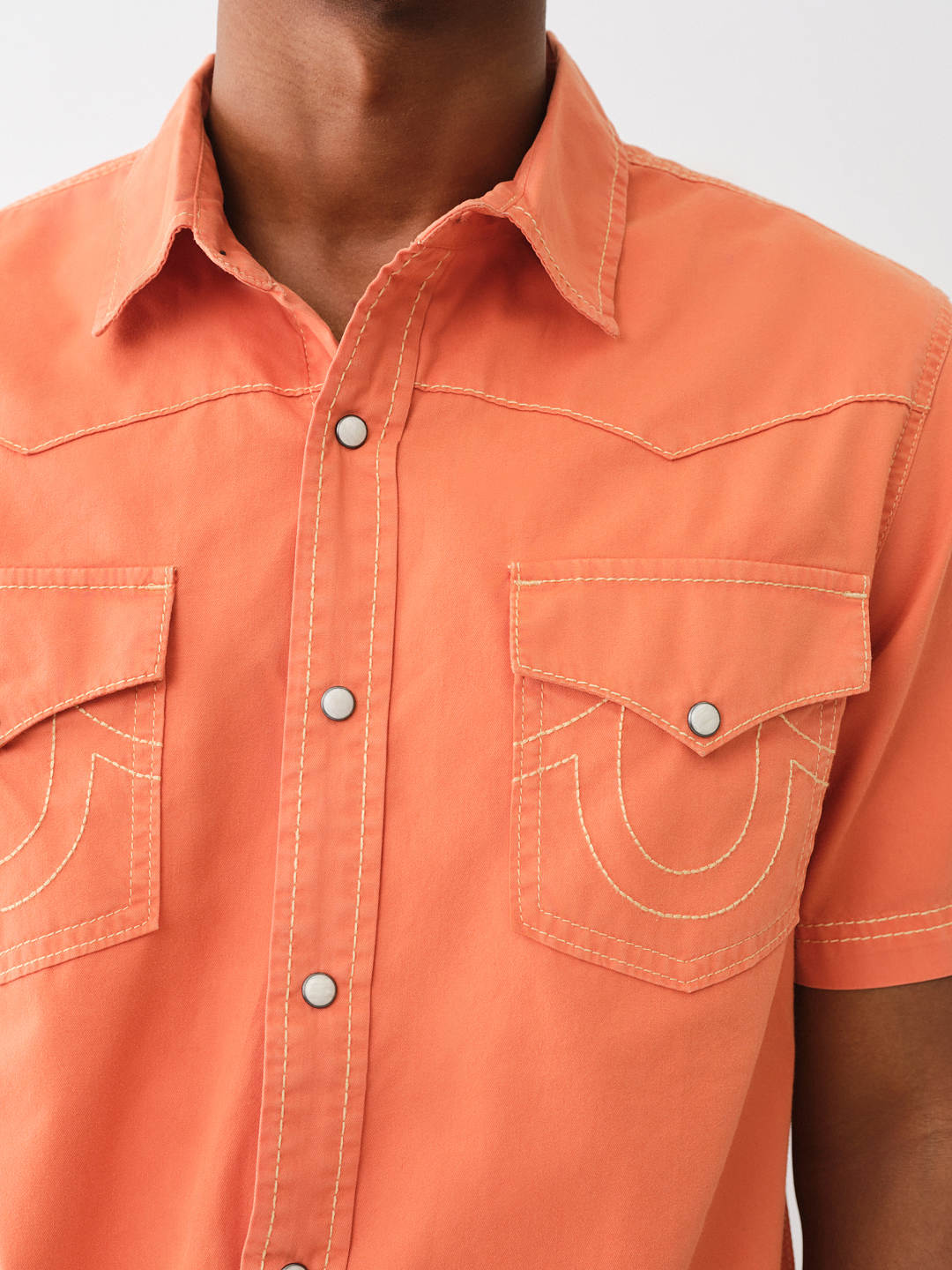 BIG T DYED WESTERN SHIRT