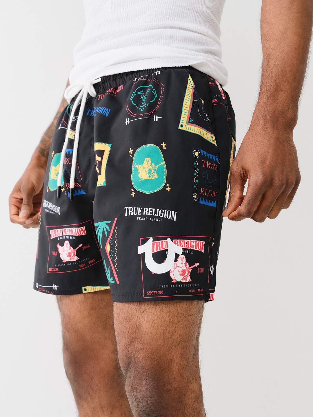 RESORT PRINT BOARD SHORT Multi True Religion