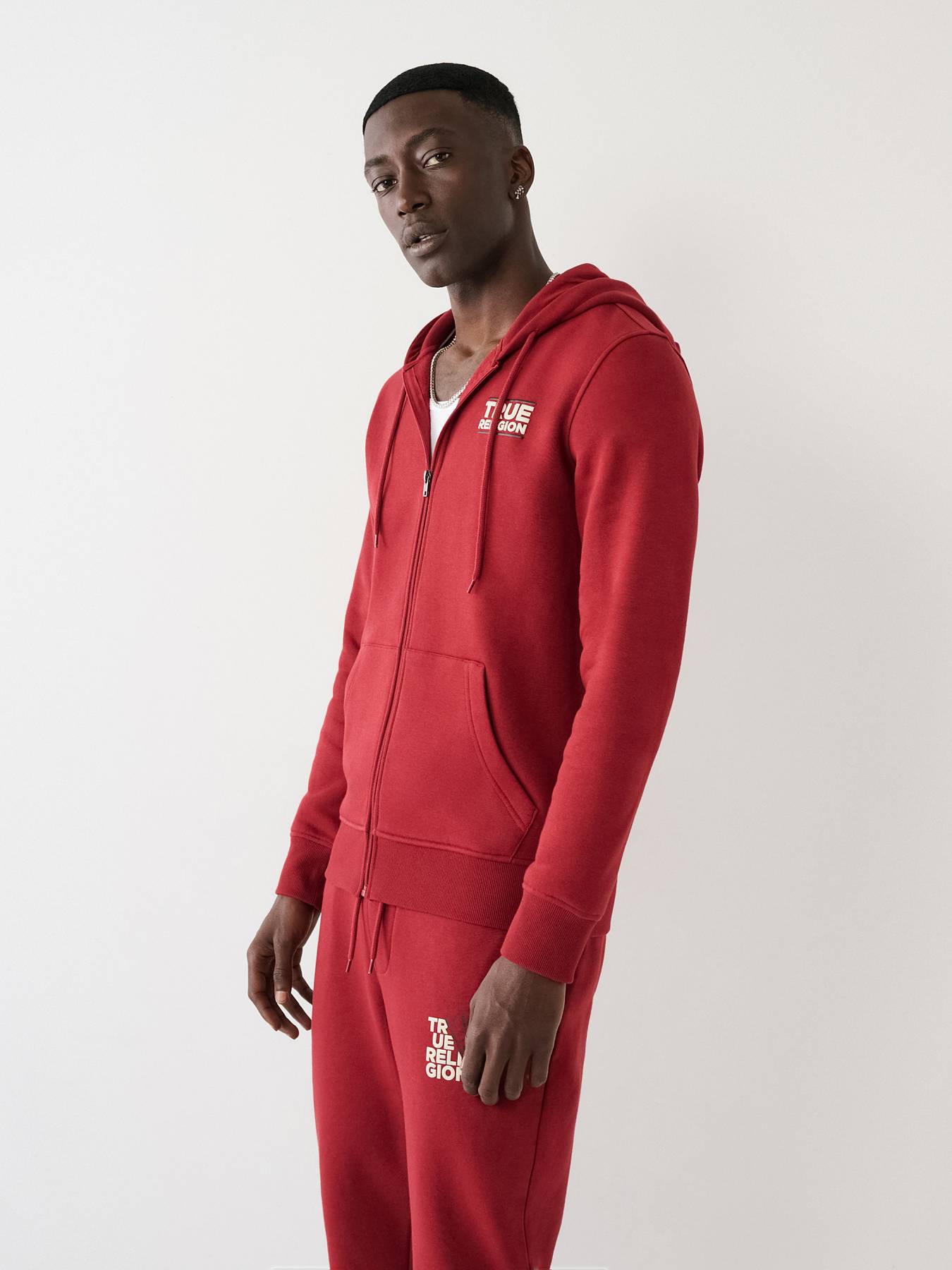 True religion best sale ruby red hoodie