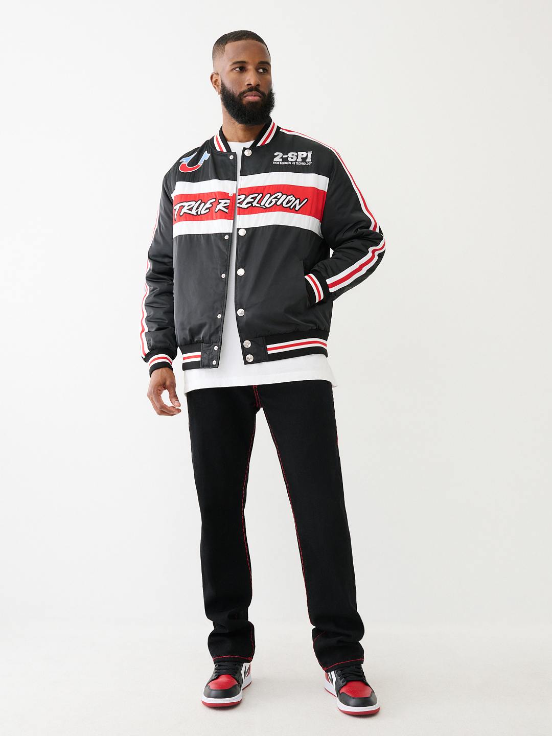TRUE RELIGION RACING BOMBER JACKET, image 7