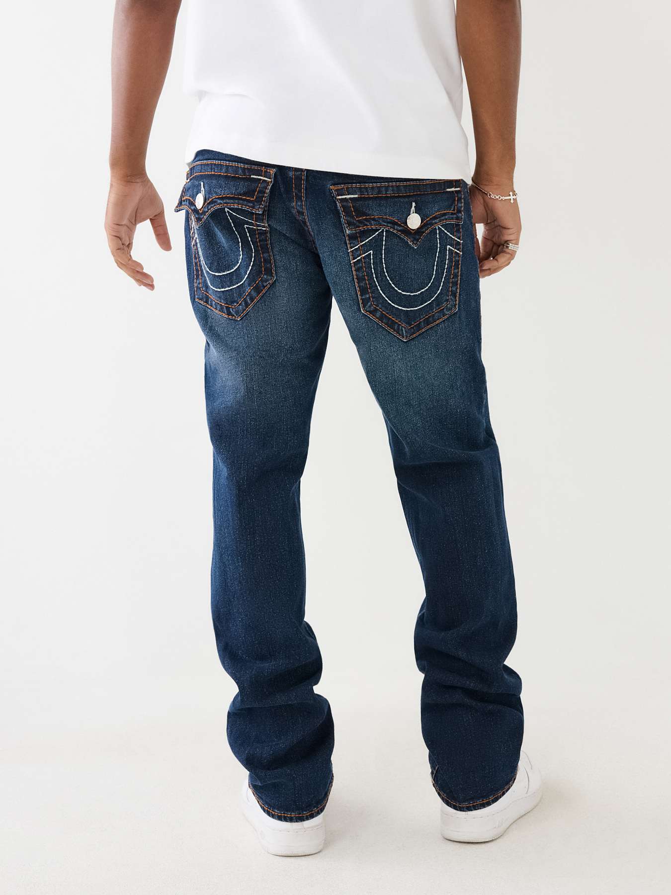 【驚きの値段】 BIG RICKY T Religion True | Glacial Dark - JEAN STRAIGHT STITCH パンツ