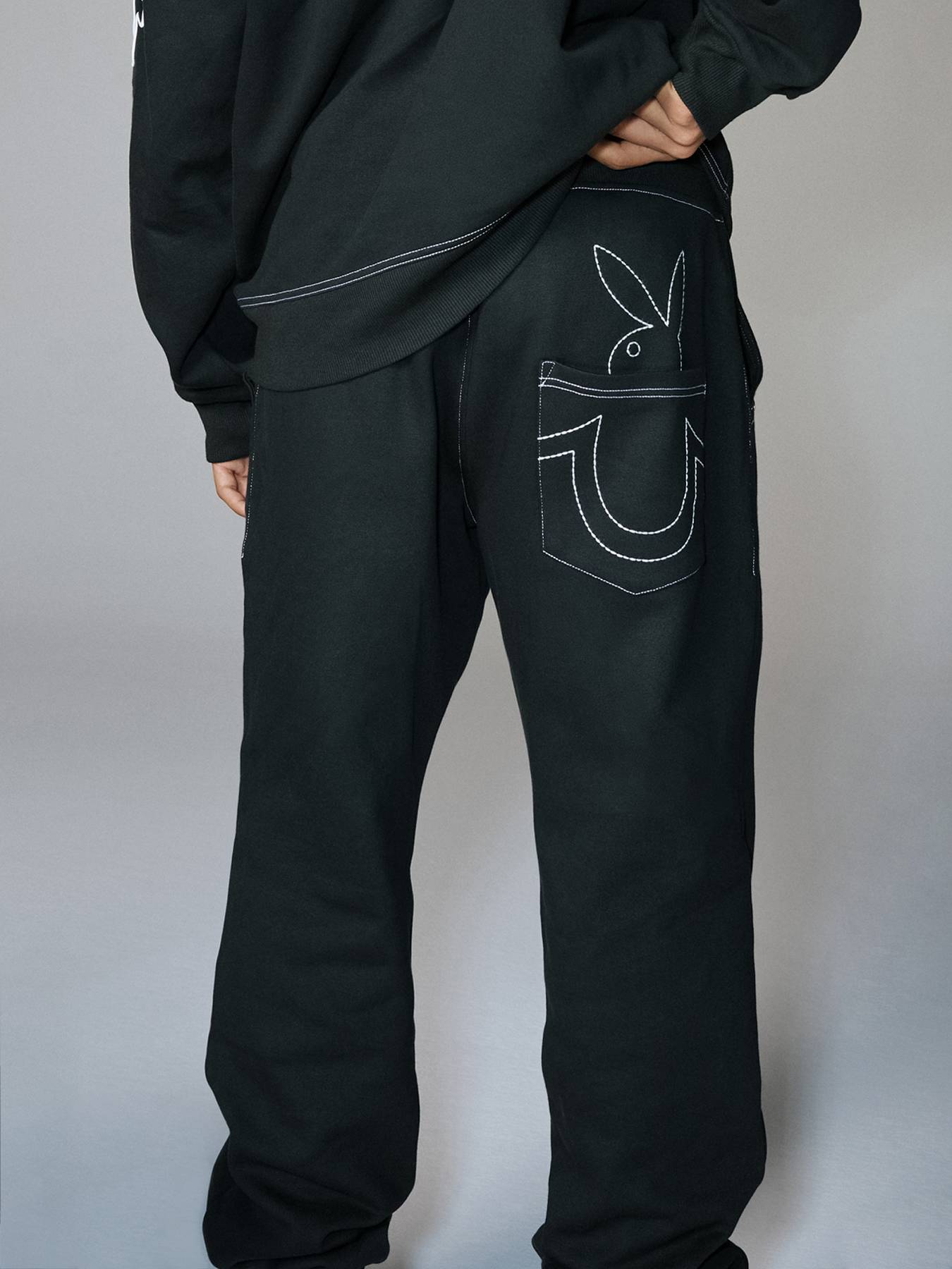 True Religion Classic Logo Jogger Sweatpants/Pants - MA0H023MF4