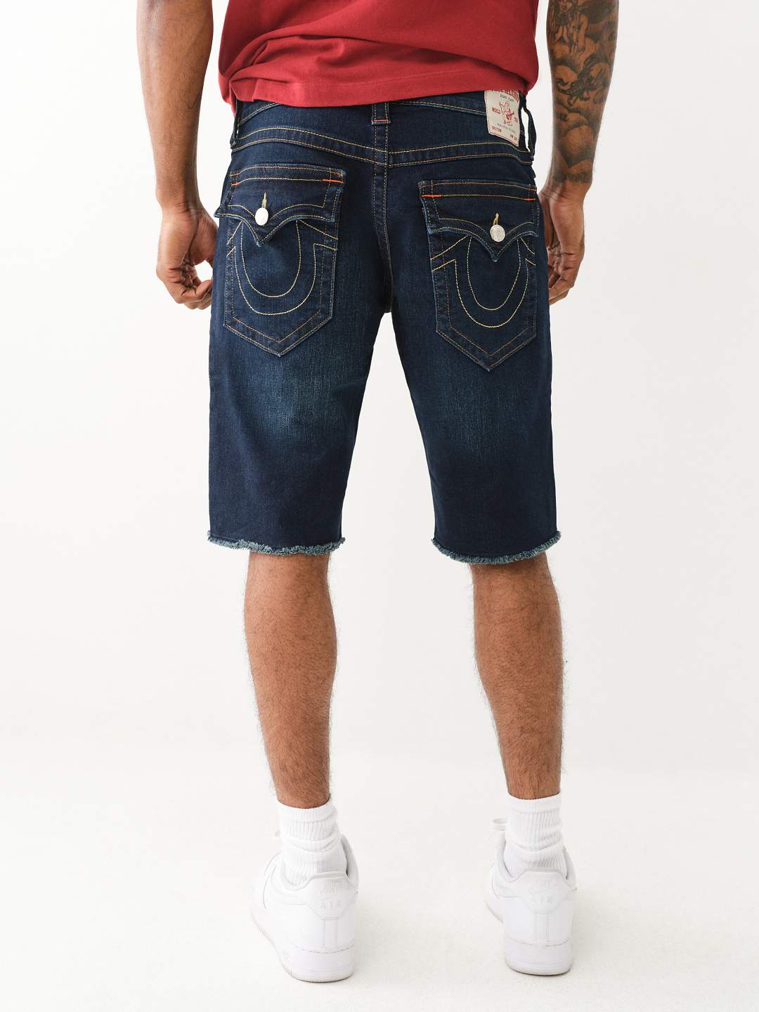 RICKY FRAYED DENIM SHORT True Religion