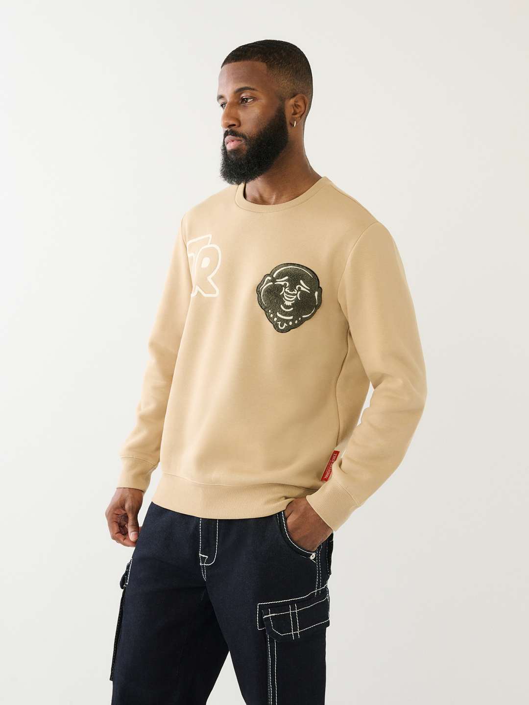 TR BUDDHA EMBROIDERED SWEATSHIRT, image 3