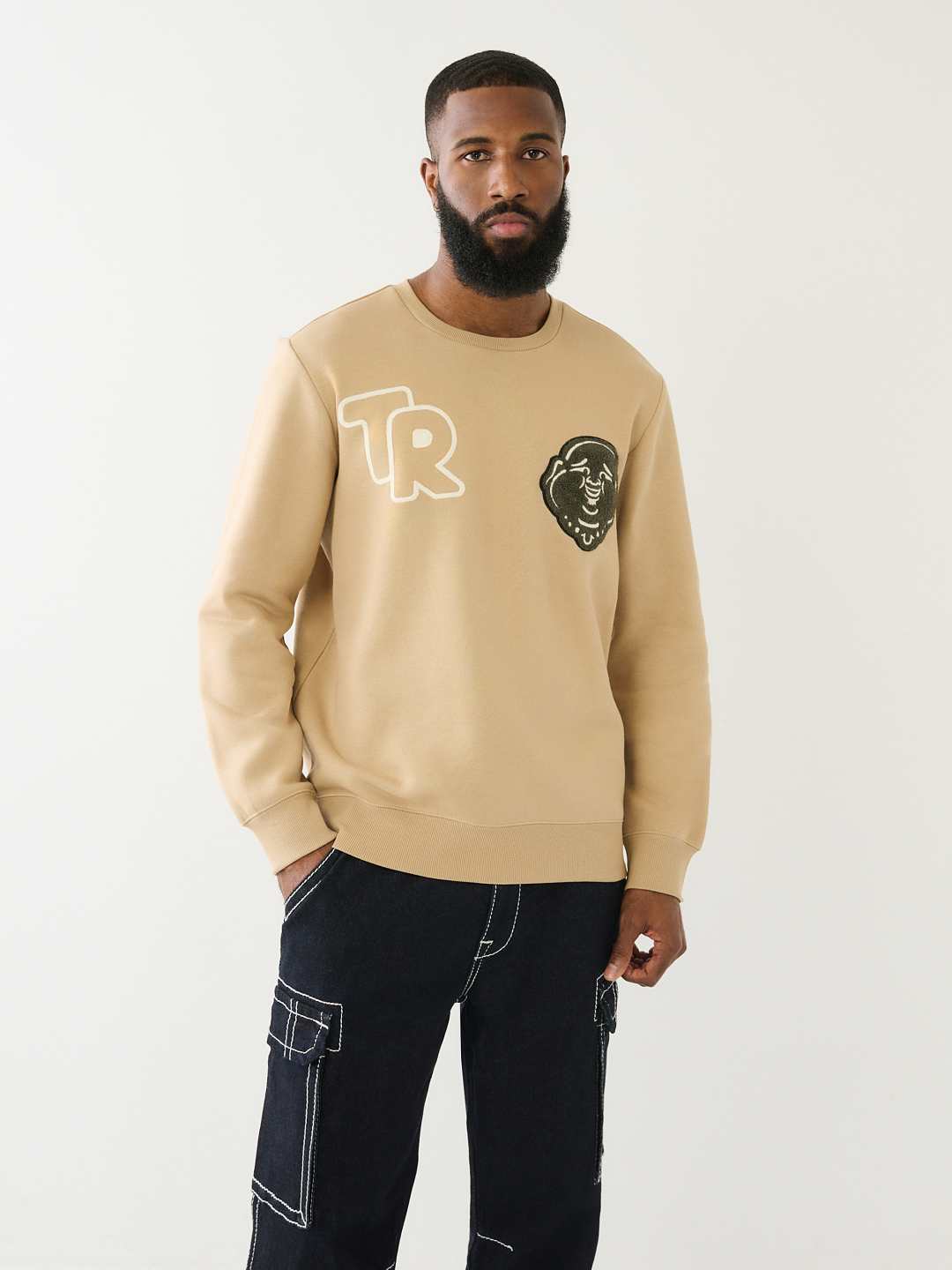 TR BUDDHA EMBROIDERED SWEATSHIRT, image 1