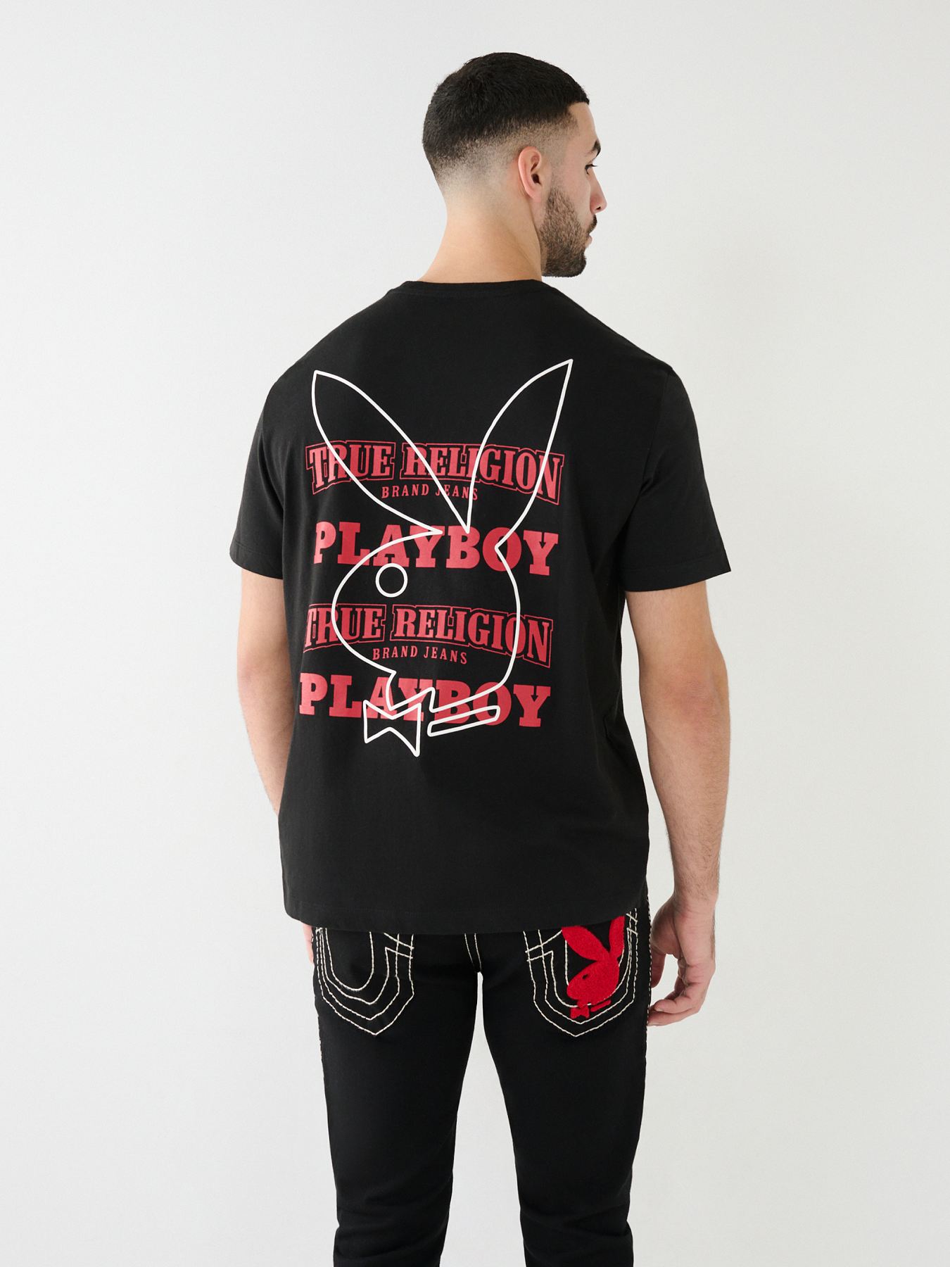 PLAYBOY X TRUE RELIGION RELAXED TEE , image 4