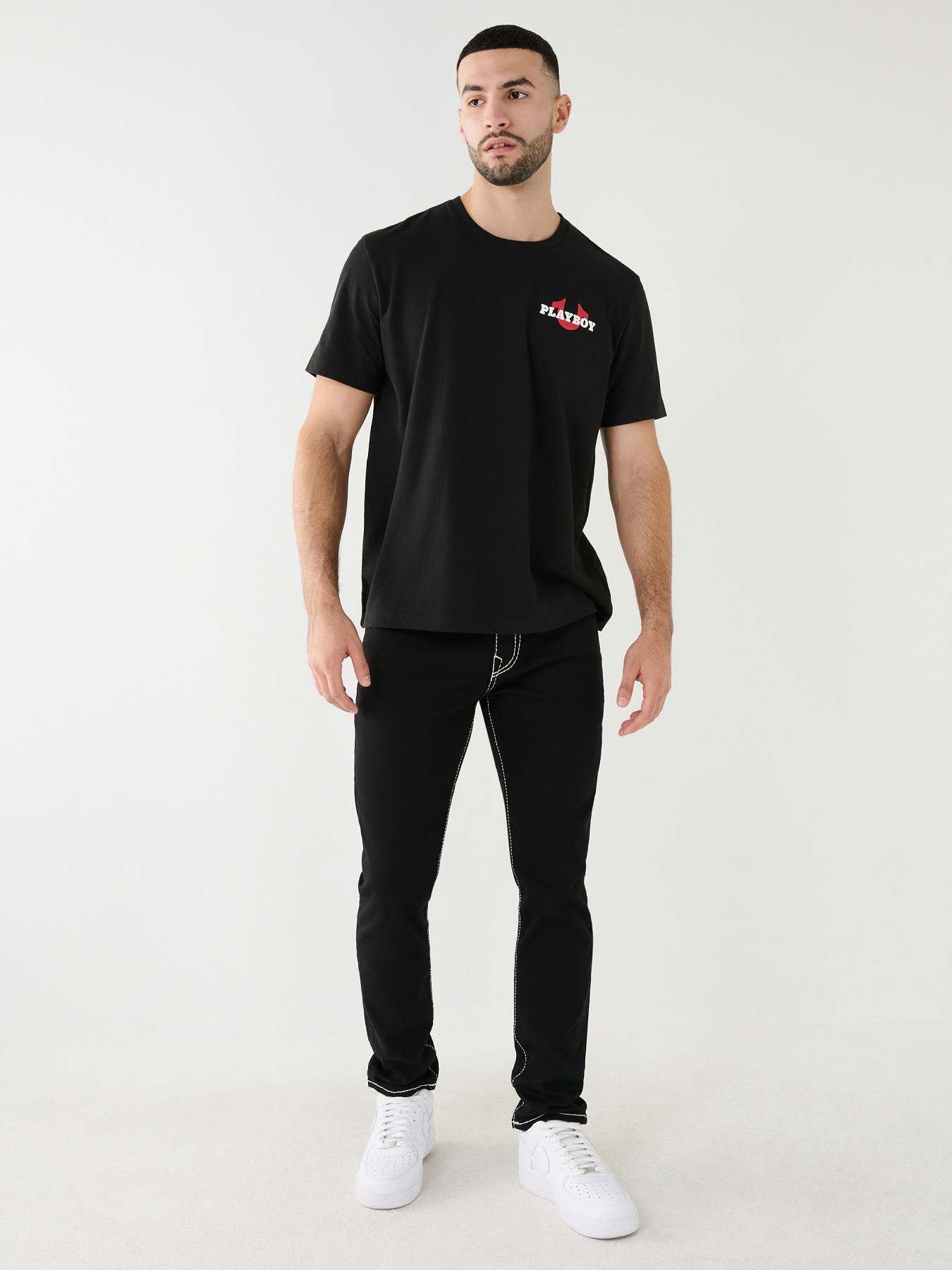 PLAYBOY X TRUE RELIGION RELAXED TEE , image 5