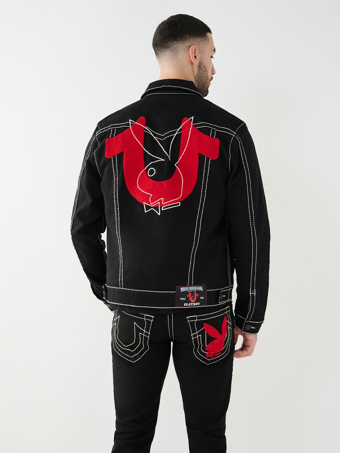 PLAYBOY X TRUE RELIGION BIG T JIMMY JACKET