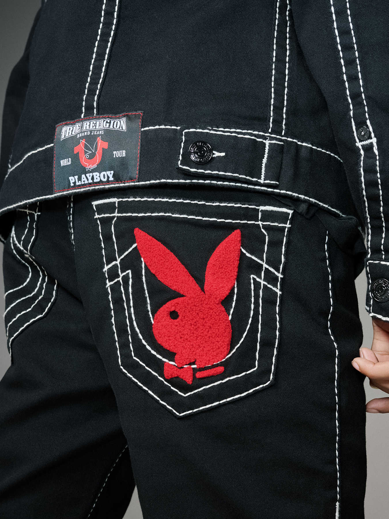 SIZE着丈身幅肩幅「破格！」TRUE RELIGION ＆PLAYBOY デニムセットアップ