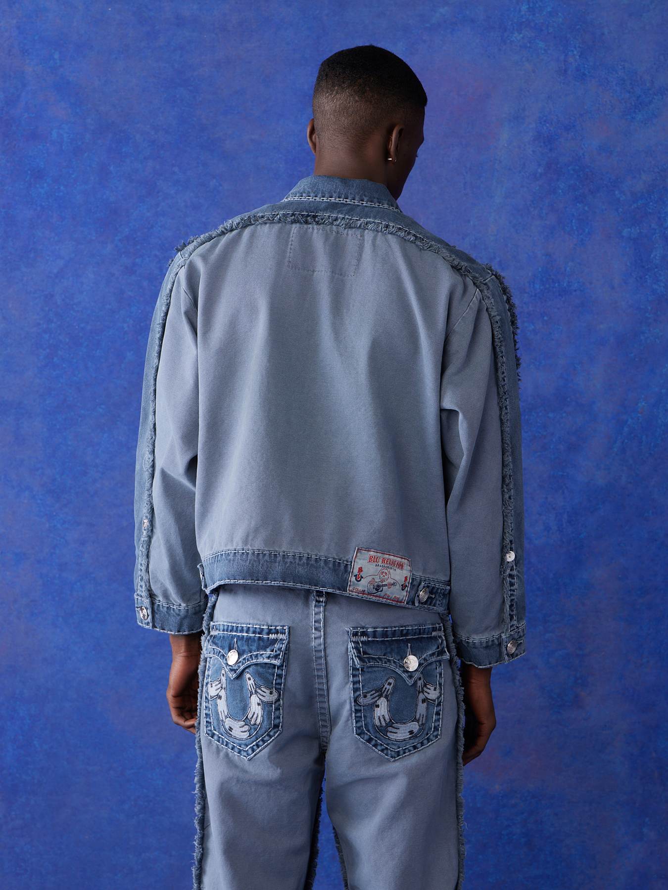 TRUE RELIGION ライトブルーデニムジャケット S ジージャン