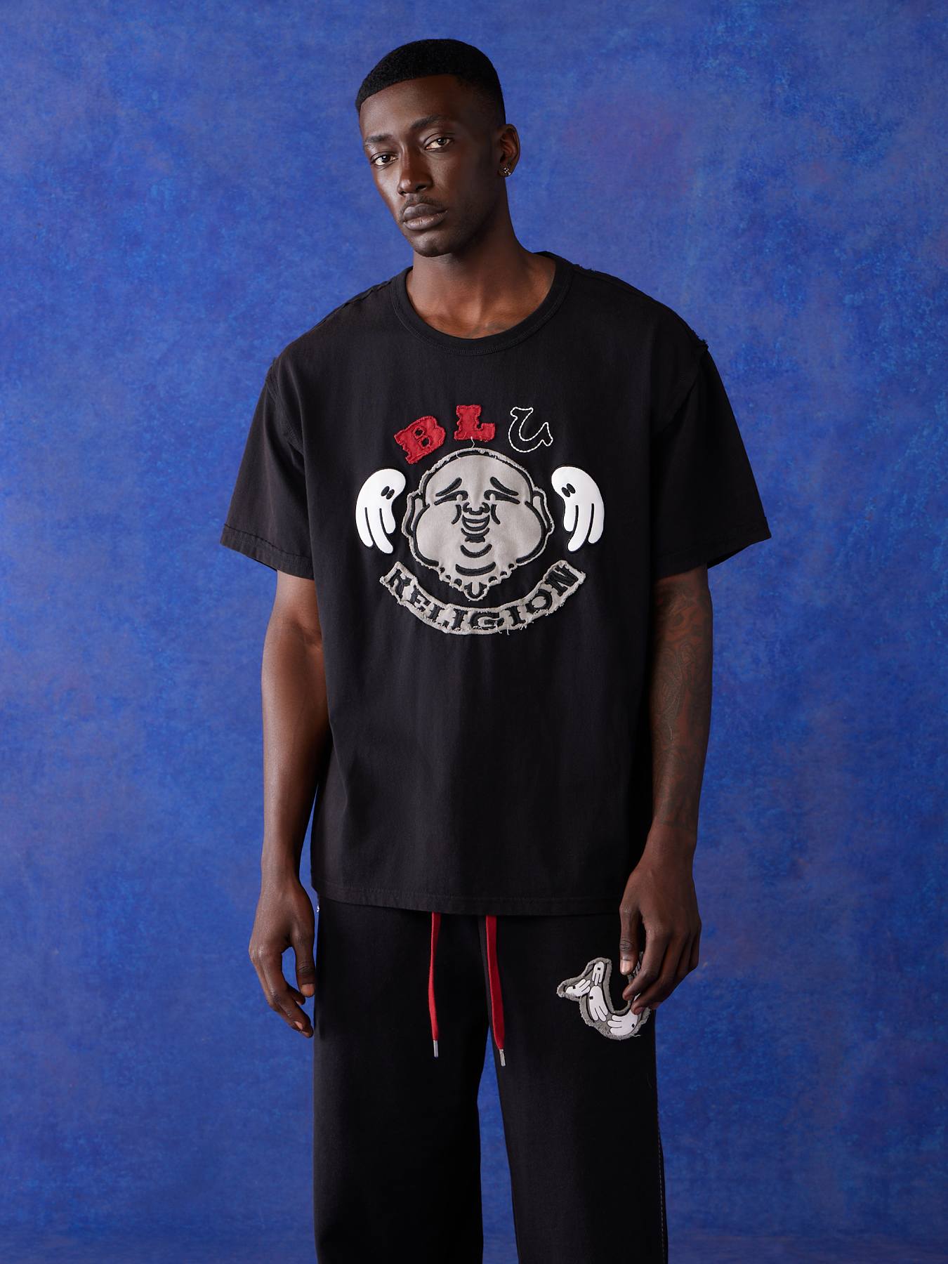 BLU RELIGION BOXY CROPPED TEE, image 1