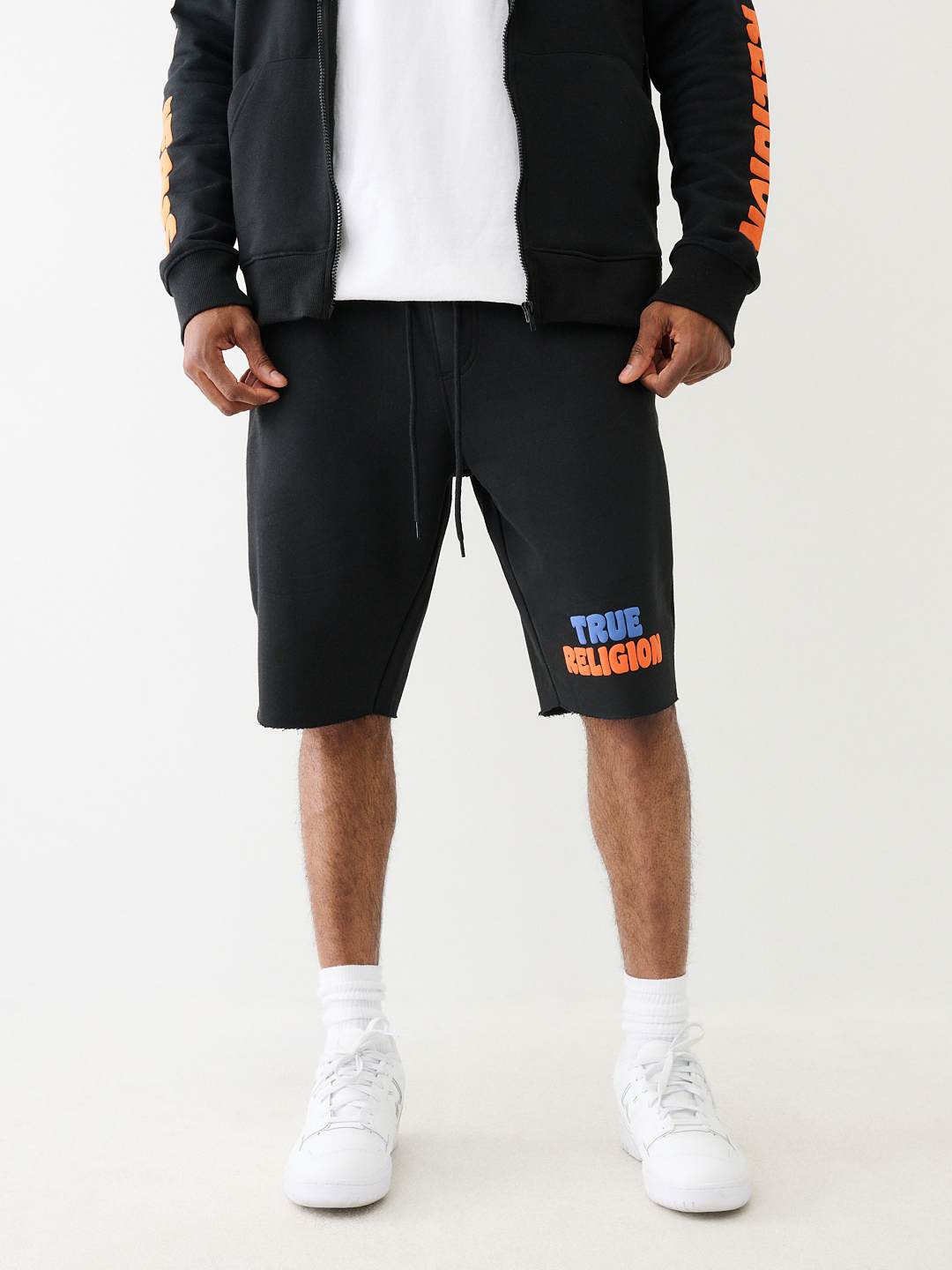 True religion shop sweat shorts