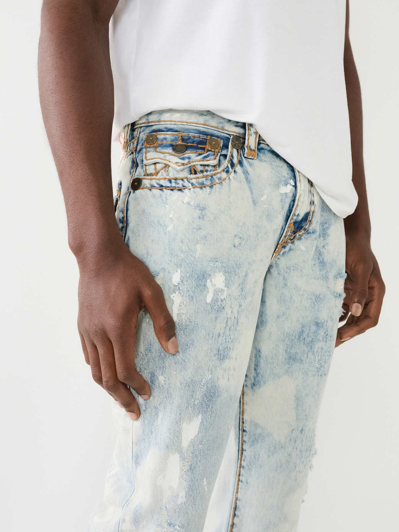 Paint splatter best sale true religion jeans