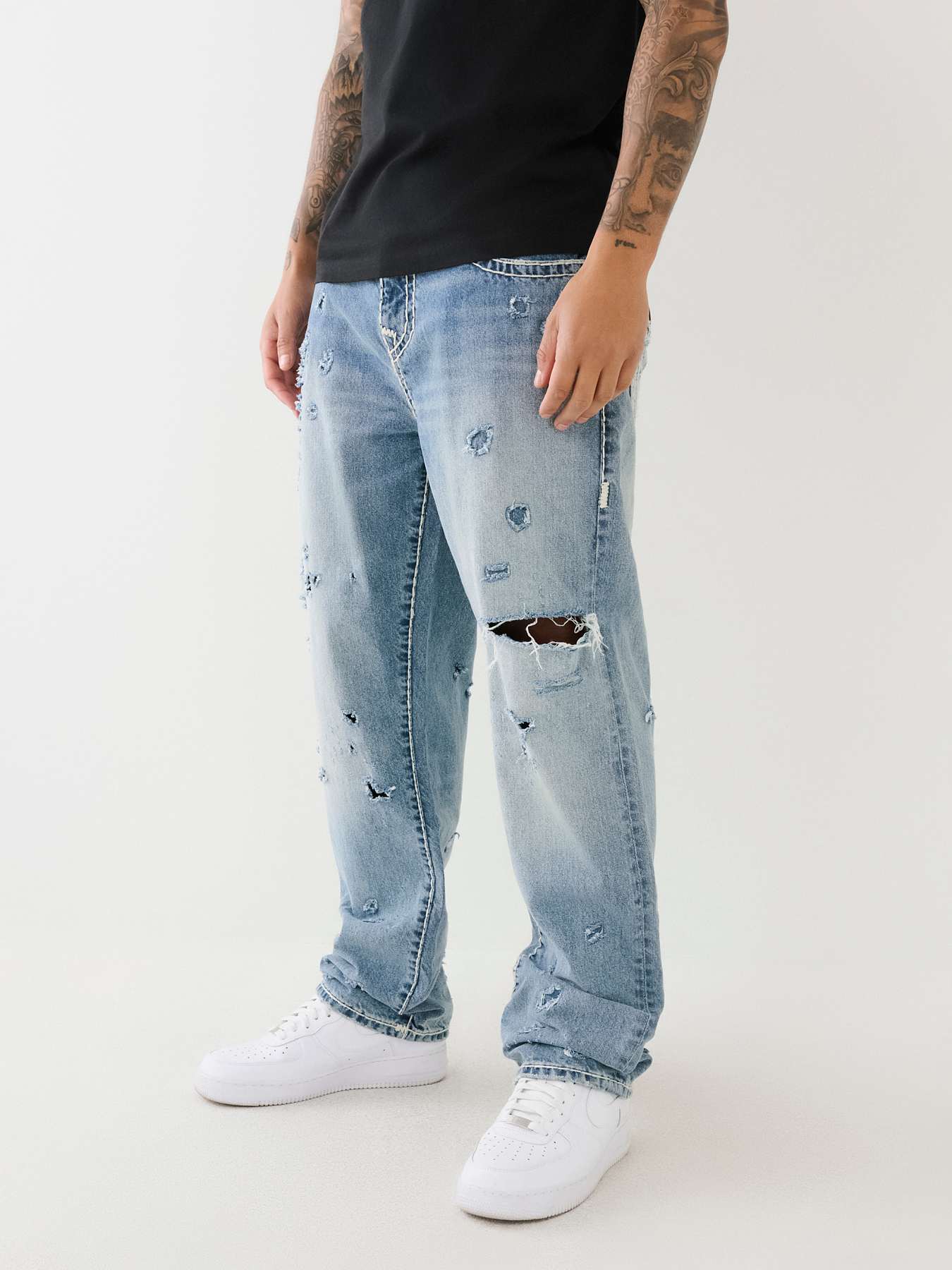 JEANS BOBBY SÚPER T GASTADOS HOLGADOS